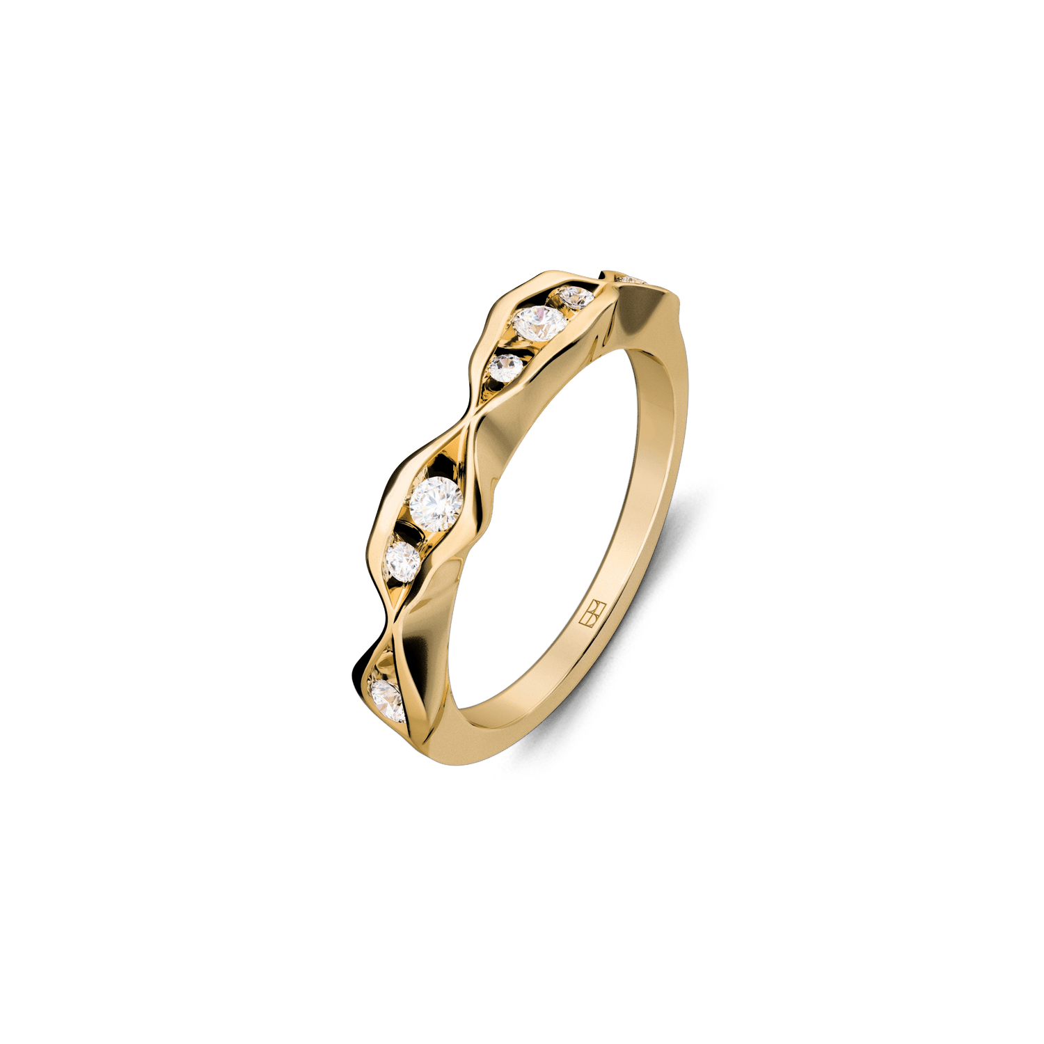 Pierścionek złoty On the edge N°11 - BELLER: Official Online Store & Luxury Jewelry Atelier