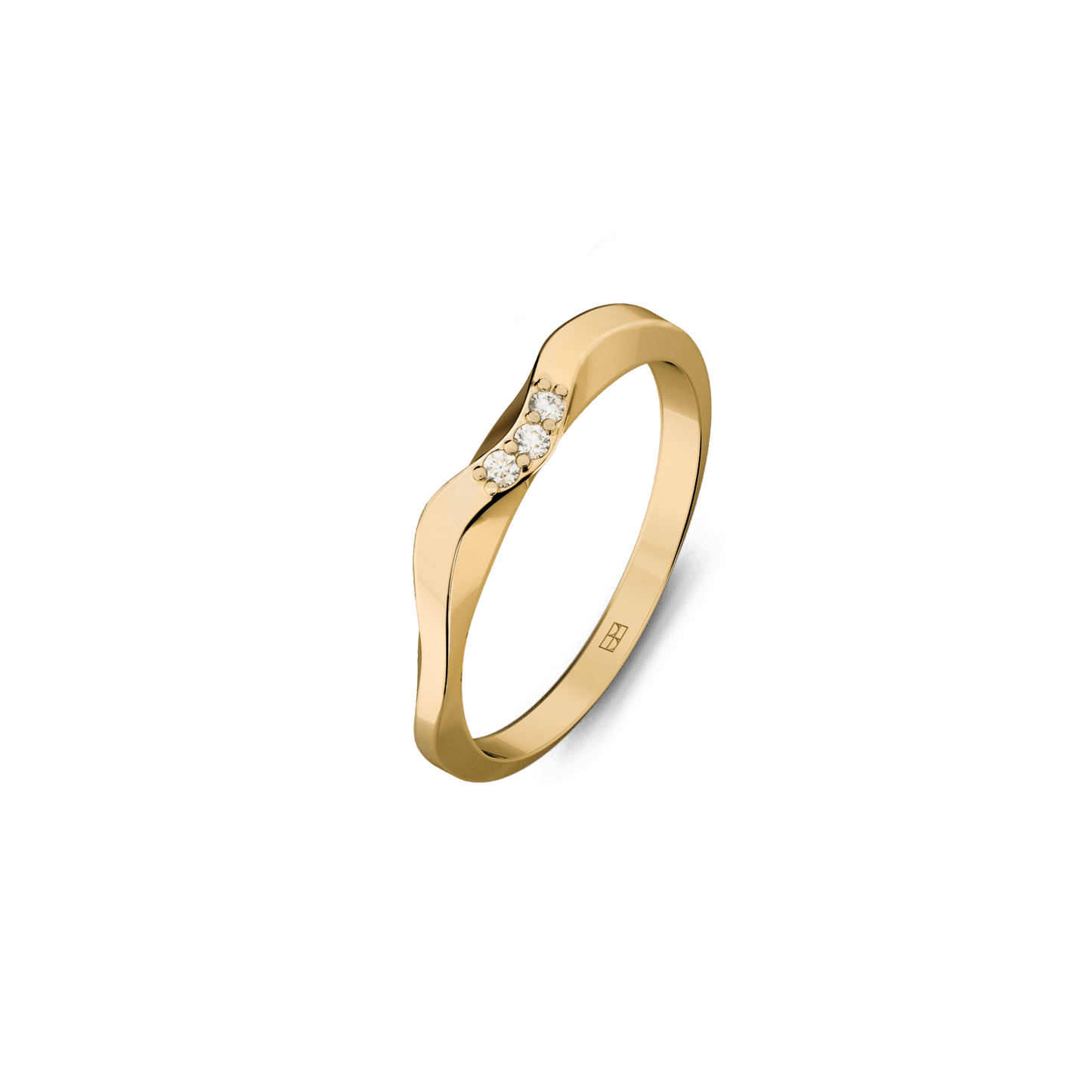 Pierścionek złoty On the edge N°4 - BELLER: Official Online Store & Luxury Jewelry Atelier