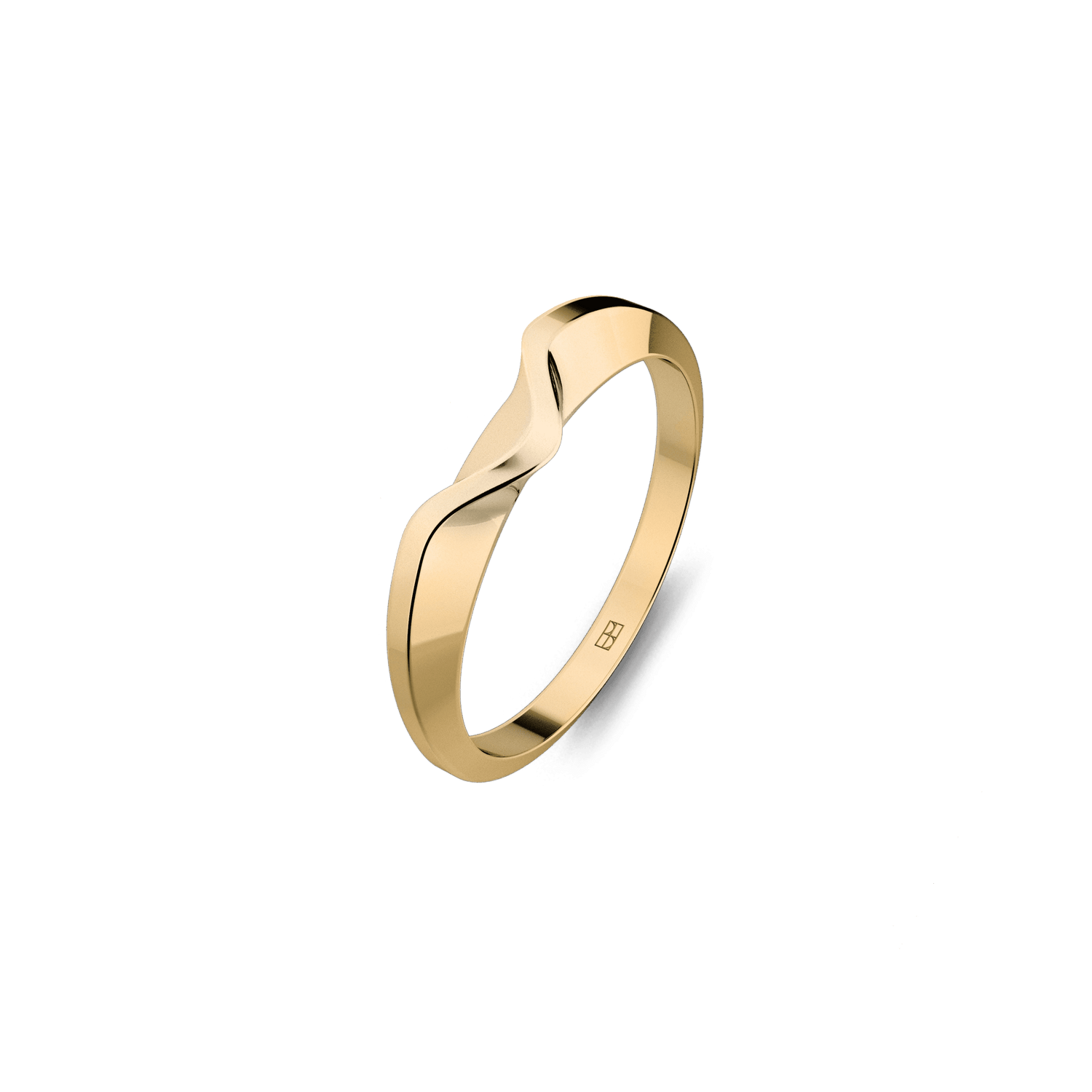 Pierścionek złoty On the edge N°6 - BELLER: Official Online Store & Luxury Jewelry Atelier