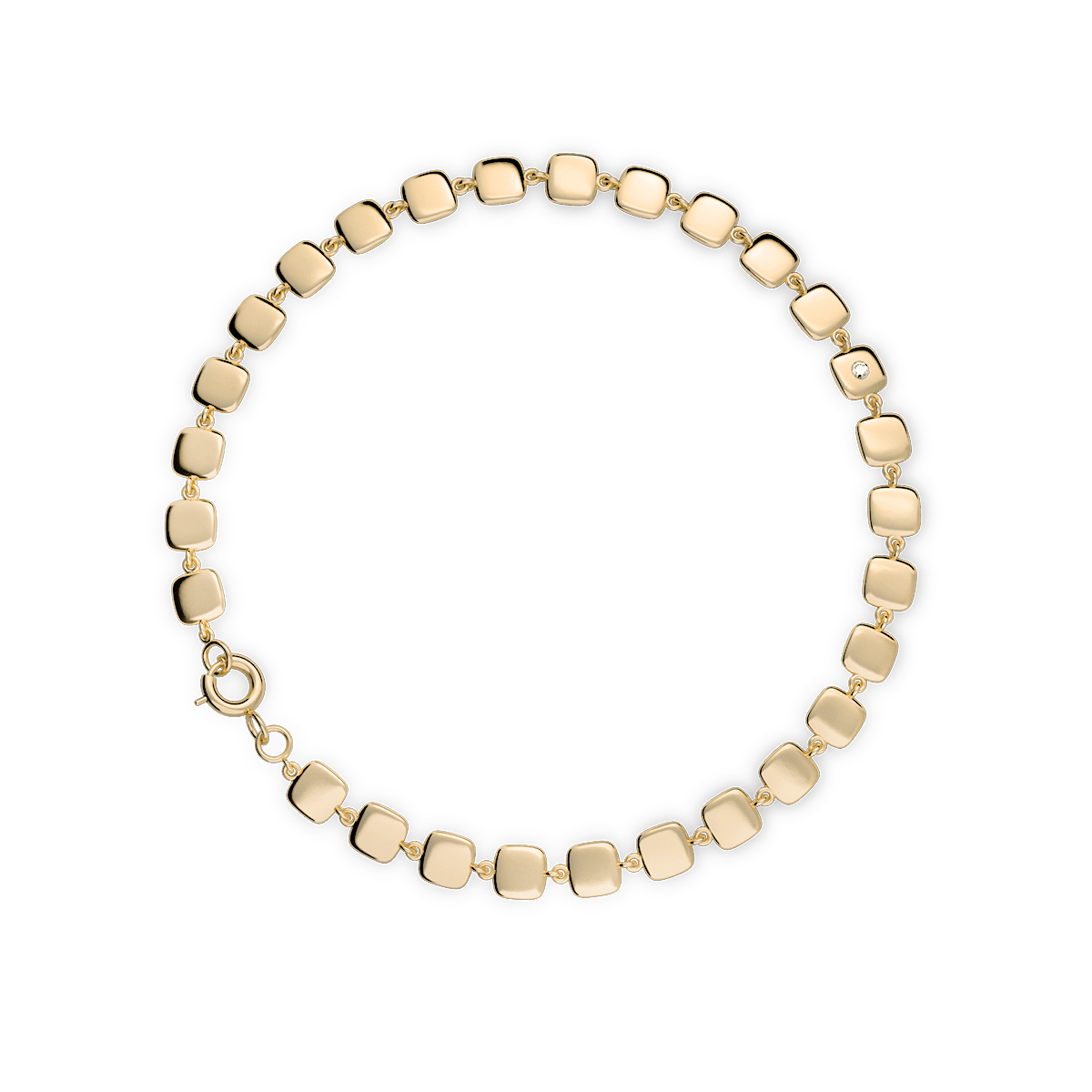 Bransoletka złota Cube N°5 - BELLER: Official Online Store & Luxury Jewelry Atelier