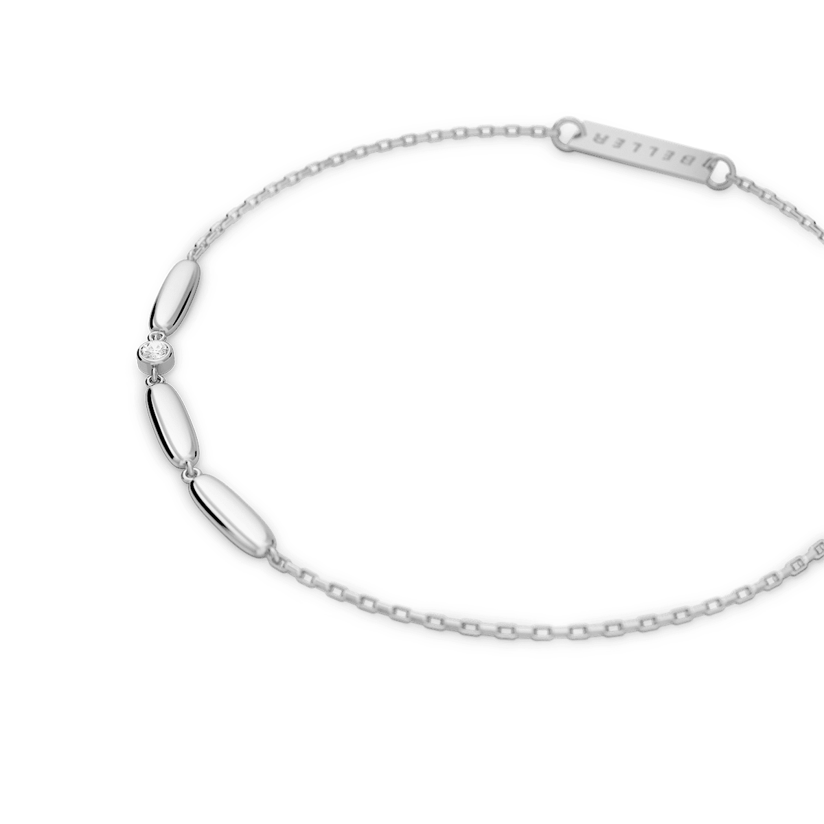 Bransoletka srebrna Cube N°2 - BELLER: Official Online Store & Luxury Jewelry Atelier