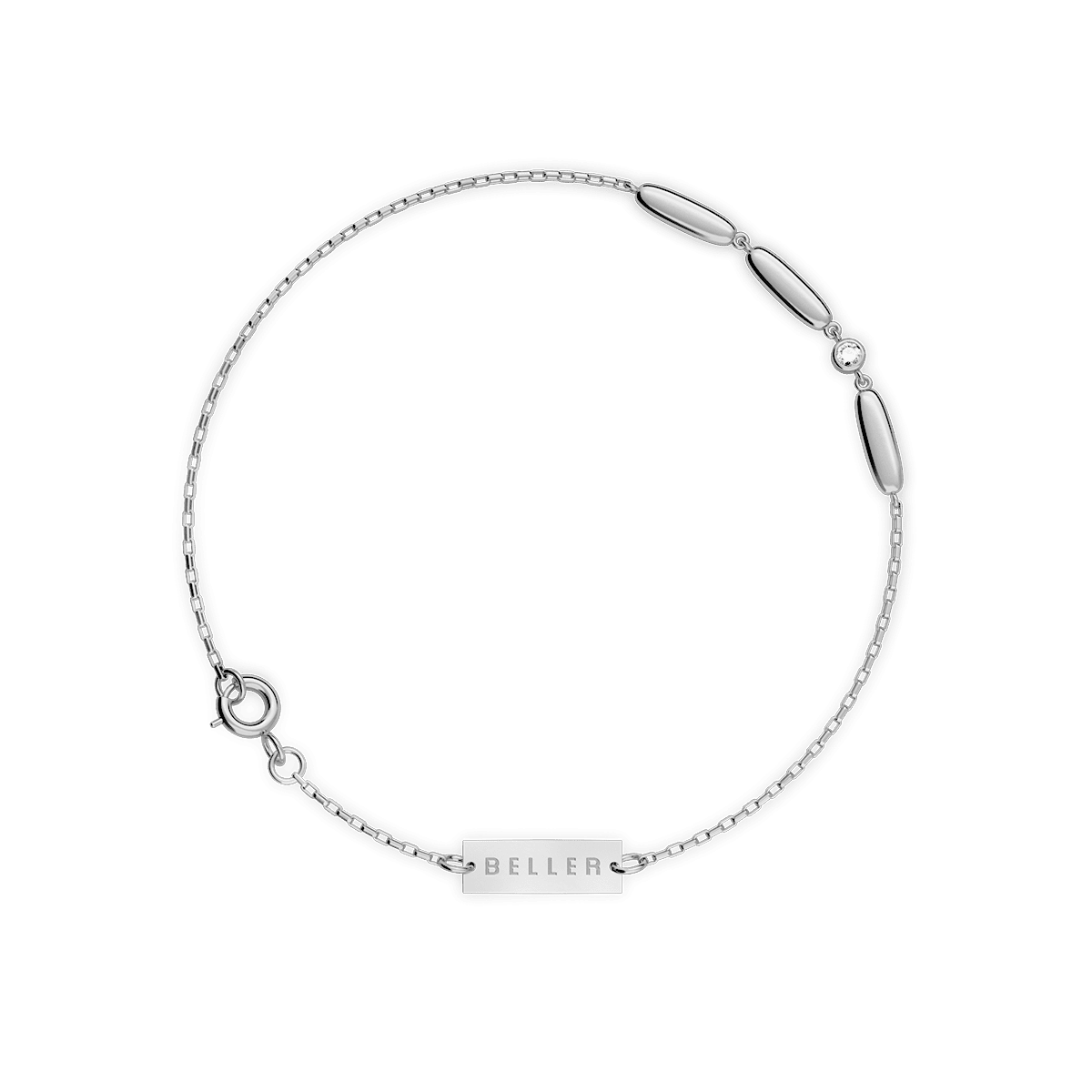 Bransoletka srebrna Cube N°2 - BELLER: Official Online Store & Luxury Jewelry Atelier