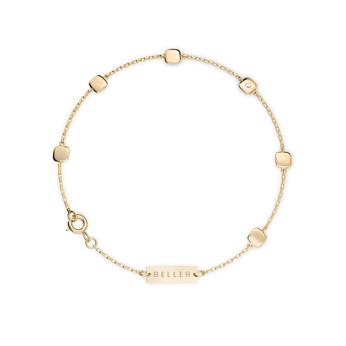 Bransoletka złota Cube N°6 - BELLER: Official Online Store & Luxury Jewelry Atelier