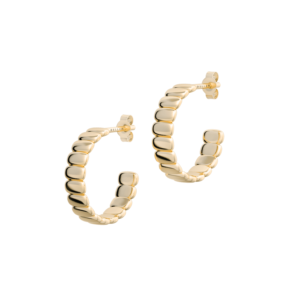 Kolczyki złote Cube N°13 - BELLER: Official Online Store & Luxury Jewelry Atelier