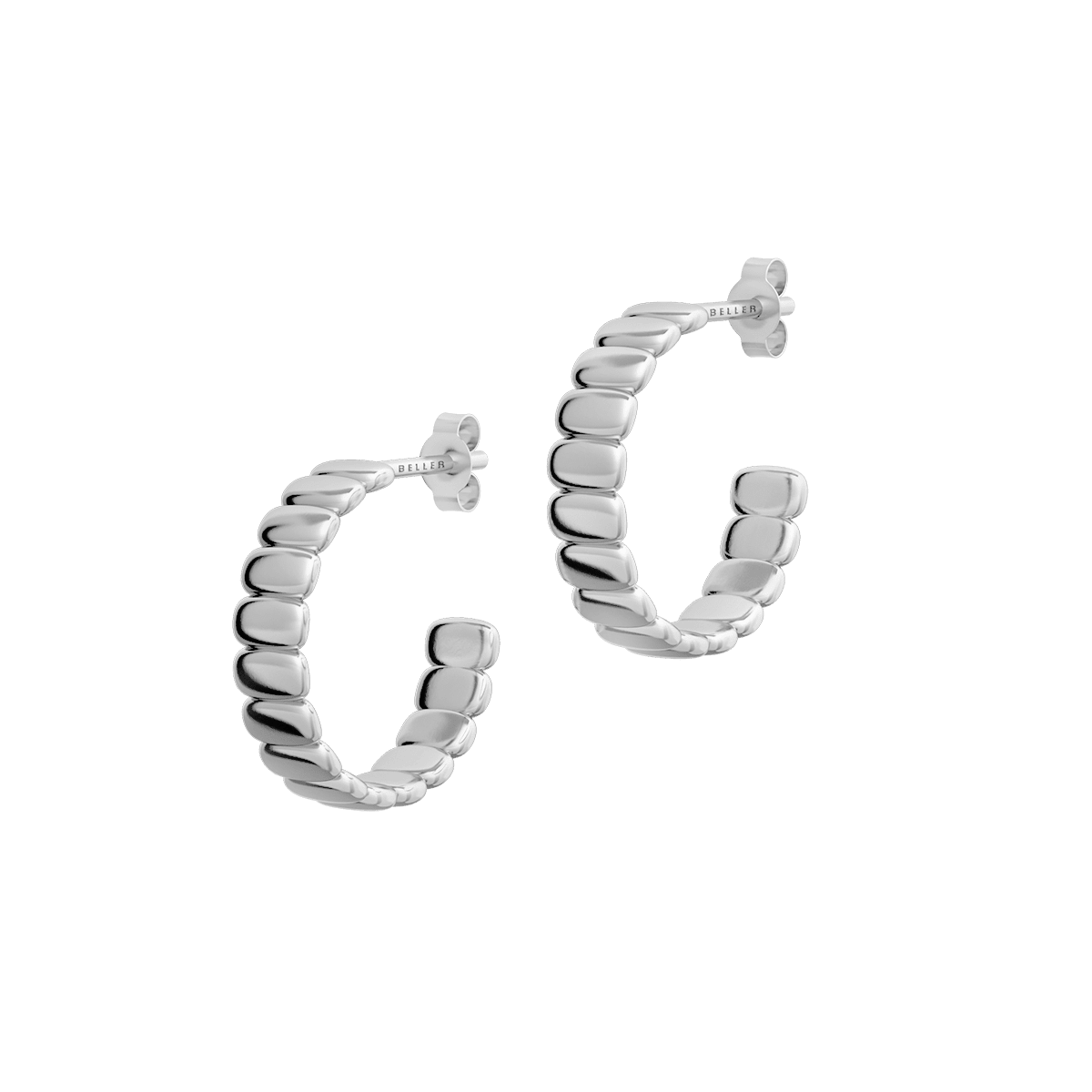 Kolczyki srebrne Cube N°13 - BELLER: Official Online Store & Luxury Jewelry Atelier