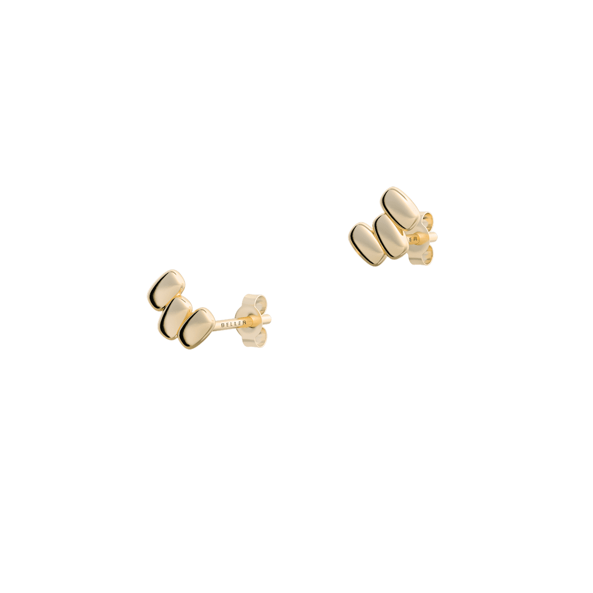 Kolczyki złote Cube N°3 - BELLER: Official Online Store & Luxury Jewelry Atelier