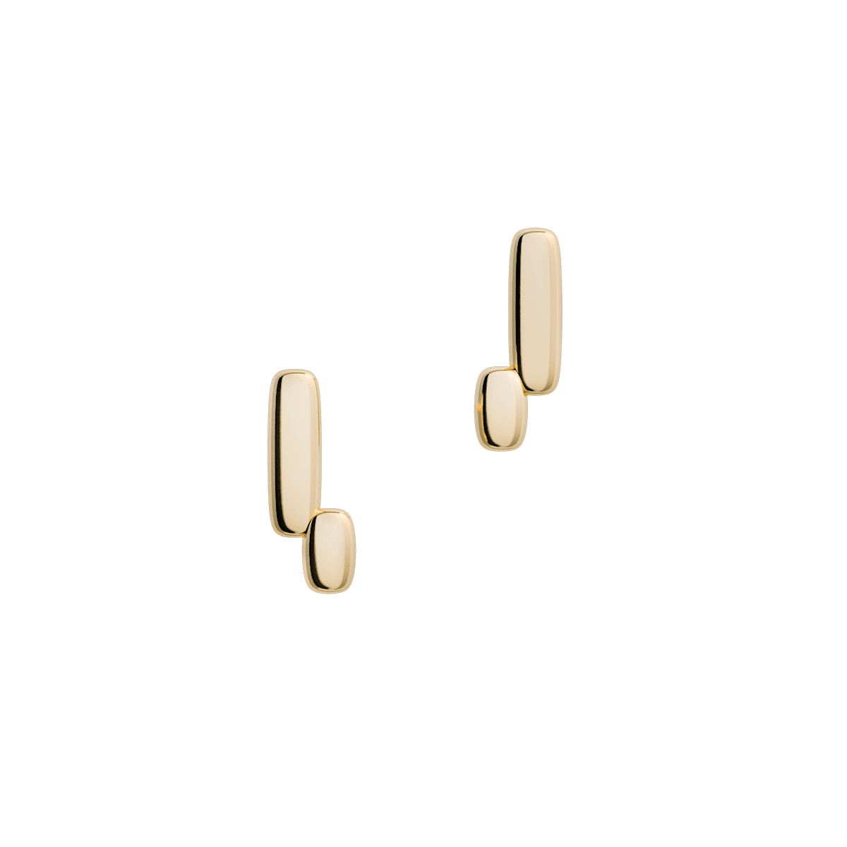 Kolczyki złote Cube N°4 - BELLER: Official Online Store & Luxury Jewelry Atelier