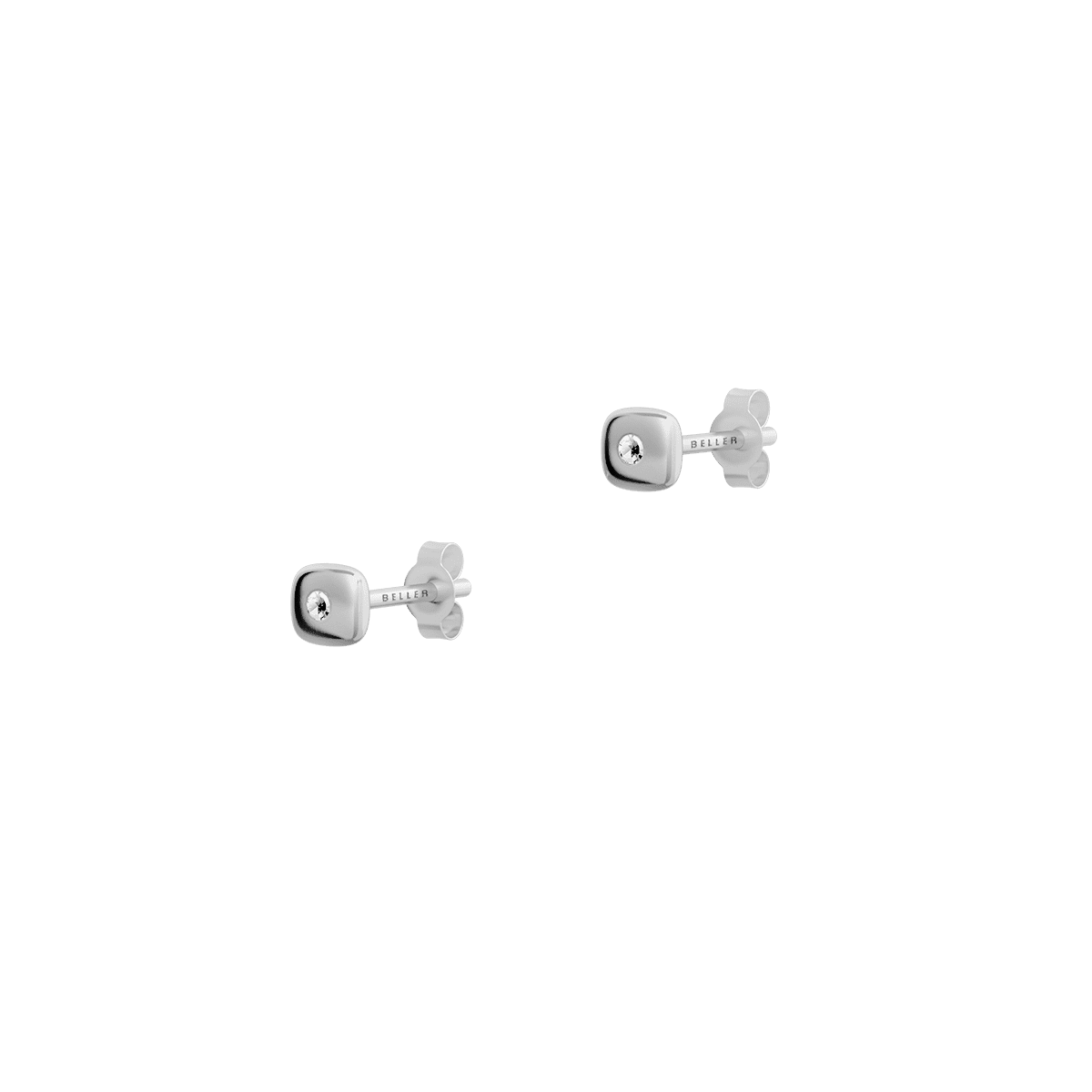 Kolczyki srebrne Cube N°1 - BELLER: Official Online Store & Luxury Jewelry Atelier
