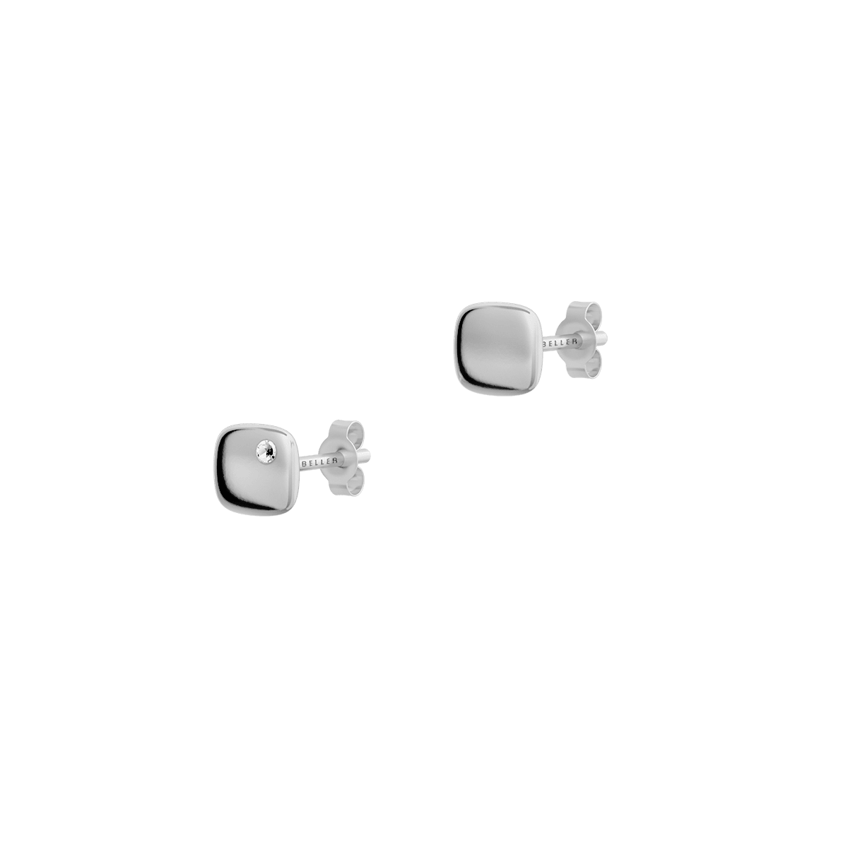 Kolczyki srebrne Cube N°2 - BELLER: Official Online Store & Luxury Jewelry Atelier