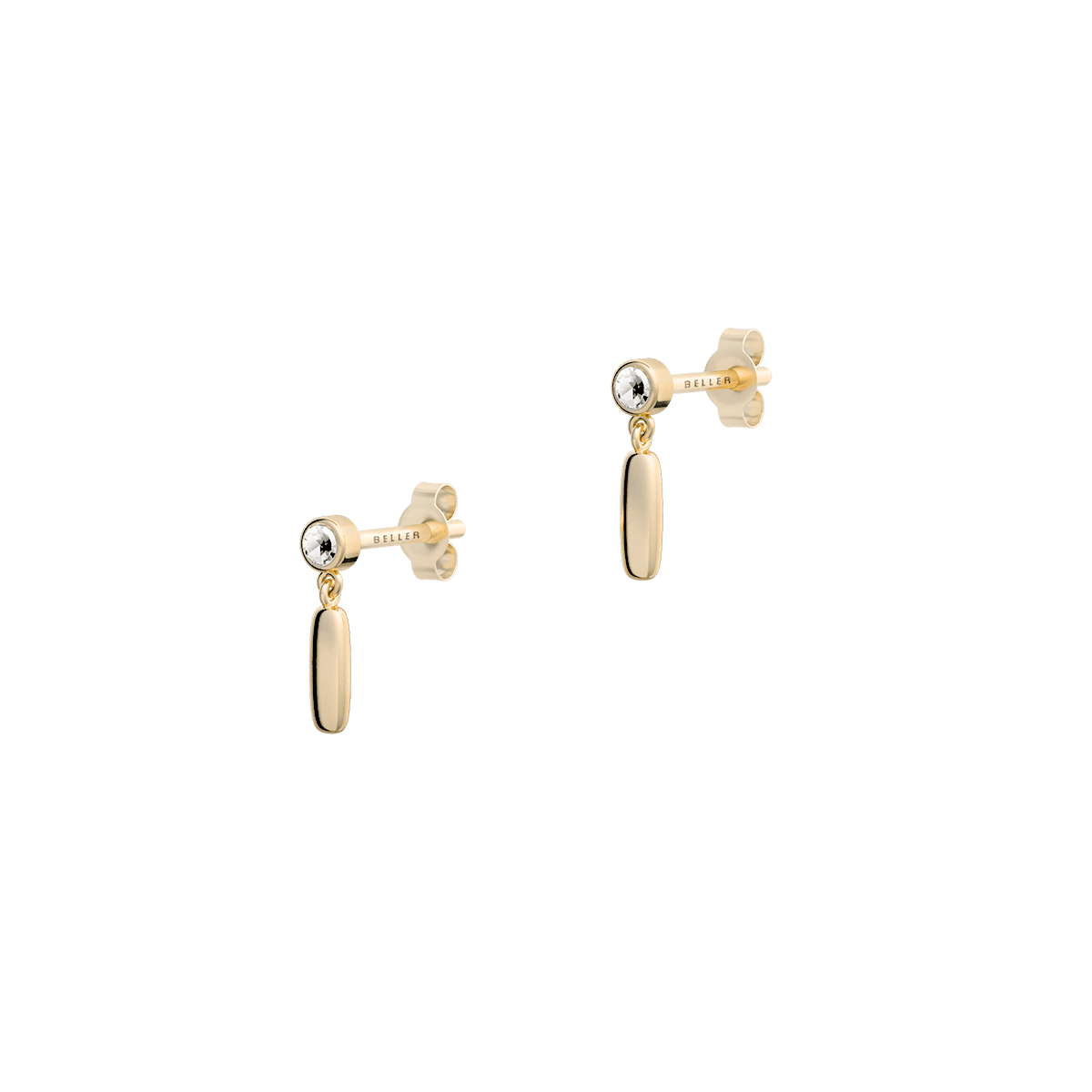 Kolczyki złote Cube N°8 - BELLER: Official Online Store & Luxury Jewelry Atelier