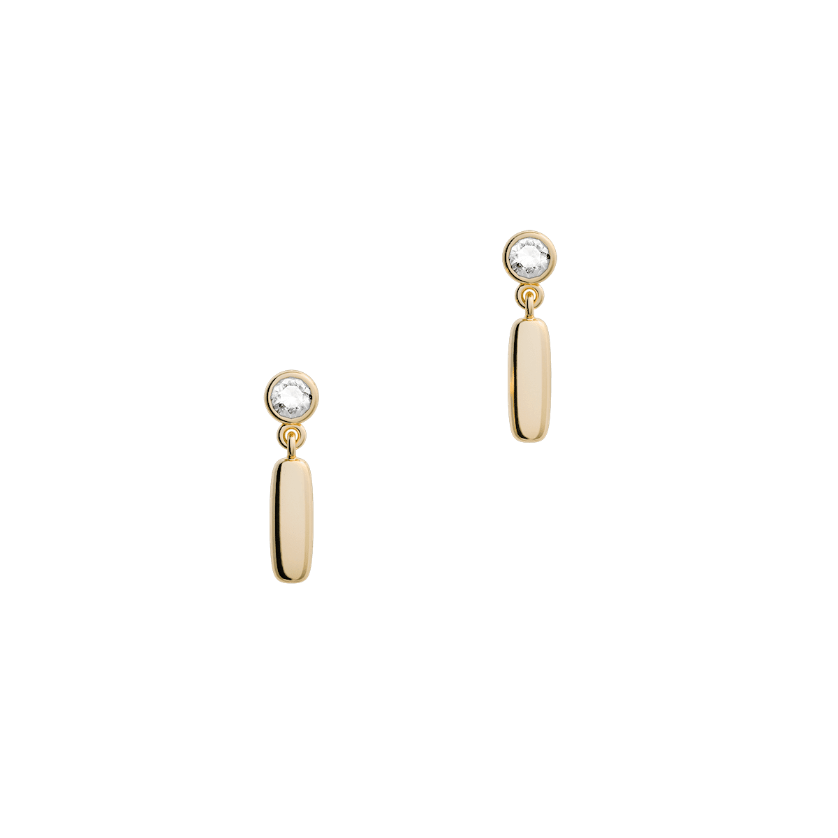 Kolczyki złote Cube N°8 - BELLER: Official Online Store & Luxury Jewelry Atelier