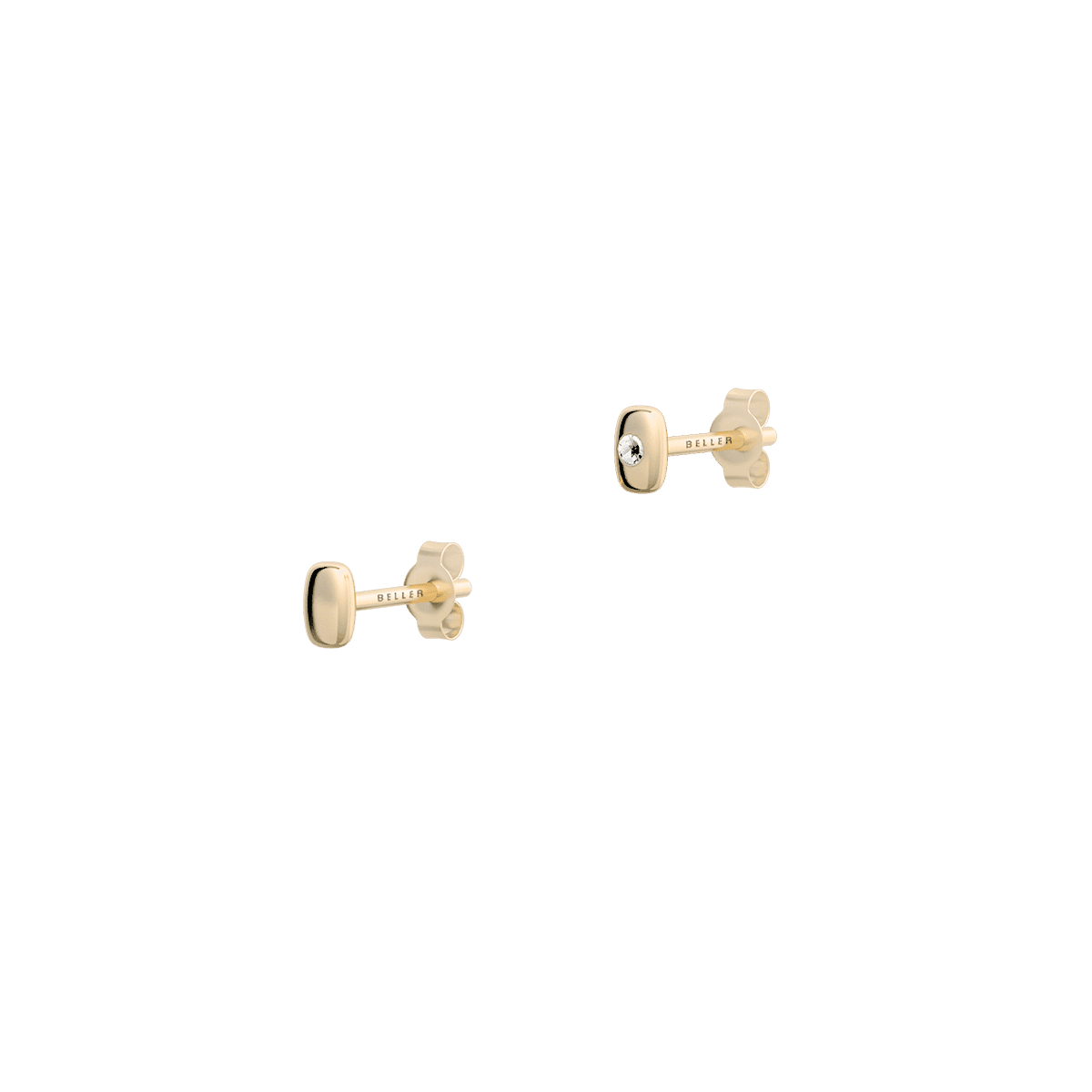 Kolczyki złote Cube N°5 - BELLER: Official Online Store & Luxury Jewelry Atelier