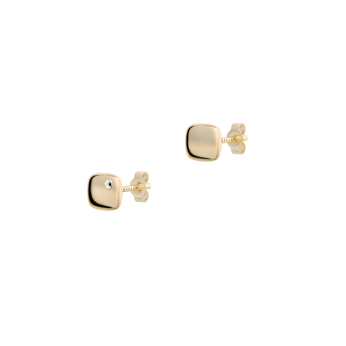 Kolczyki złote Cube N°2 - BELLER: Official Online Store & Luxury Jewelry Atelier