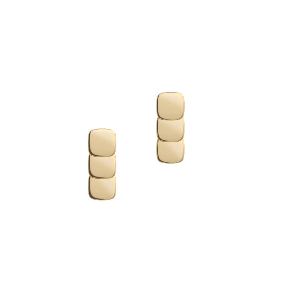 Kolczyki złote Cube N°7 - BELLER: Official Online Store & Luxury Jewelry Atelier