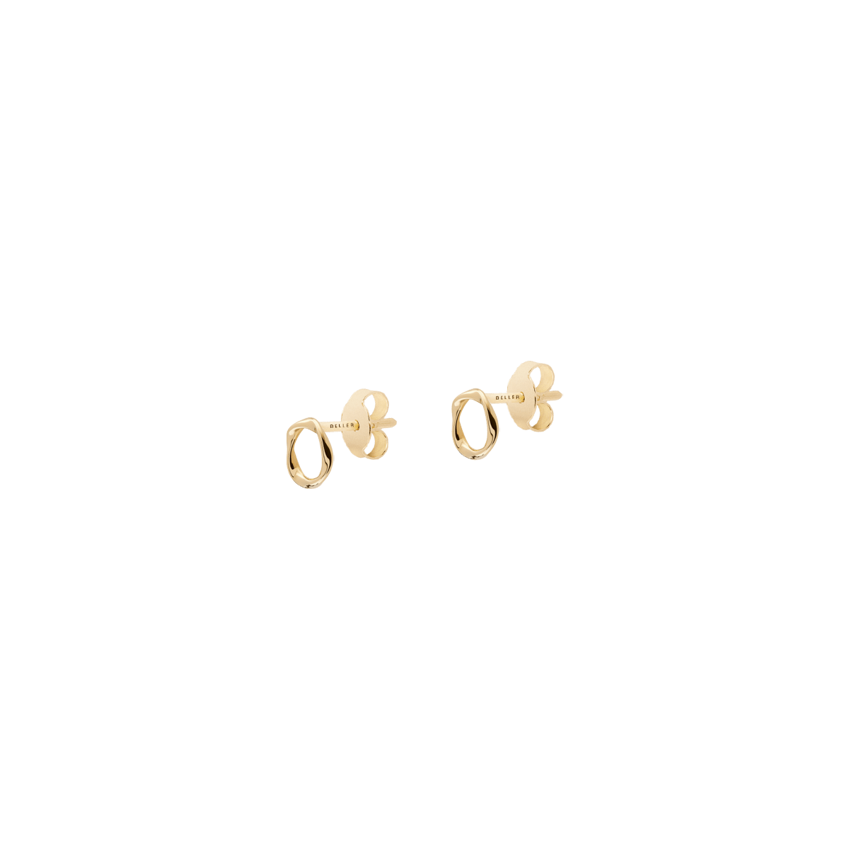 Kolczyki złote Twirl N°10 - BELLER: Official Online Store & Luxury Jewelry Atelier
