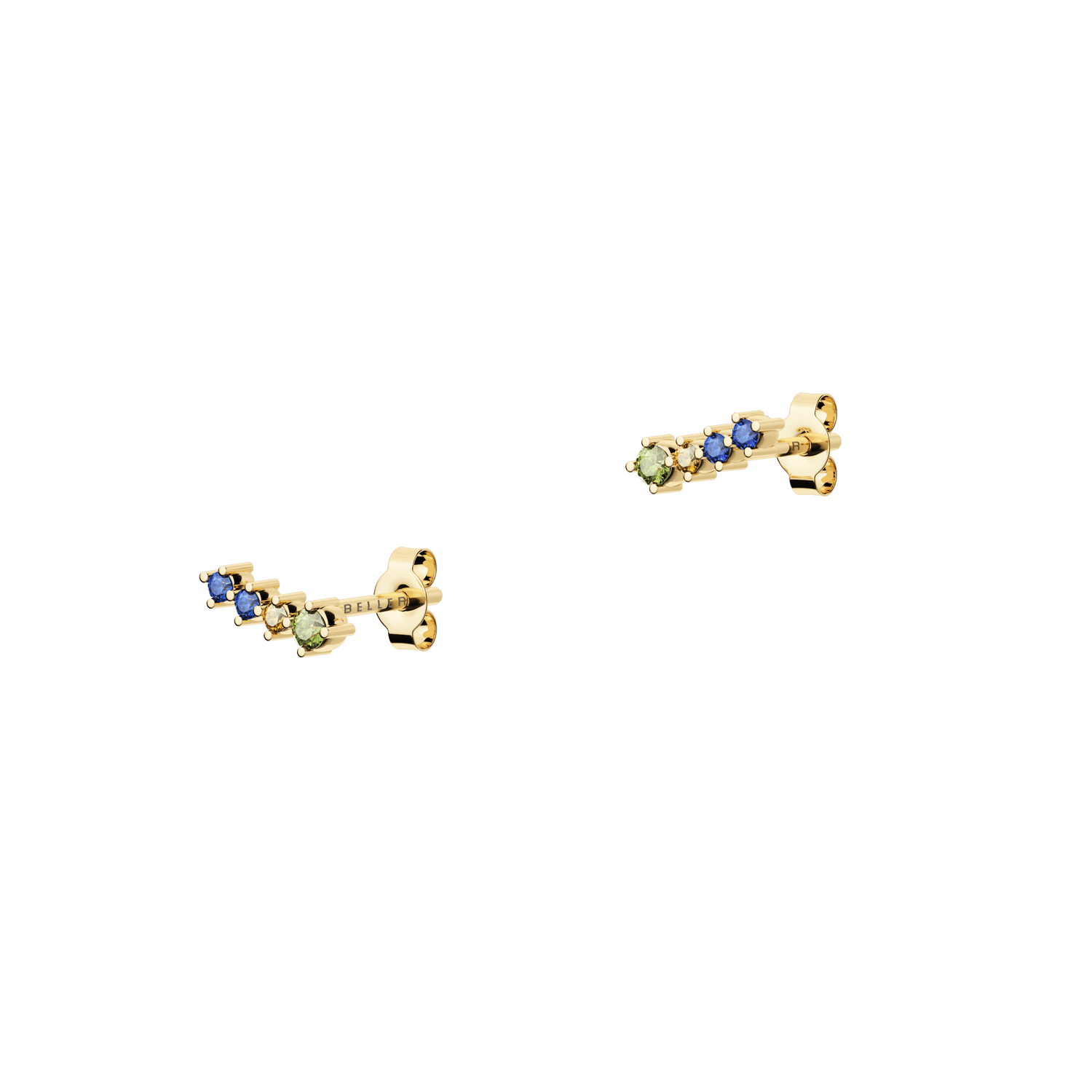 Kolczyki złote Witraż krakowski N°1 - BELLER: Official Online Store & Luxury Jewelry Atelier