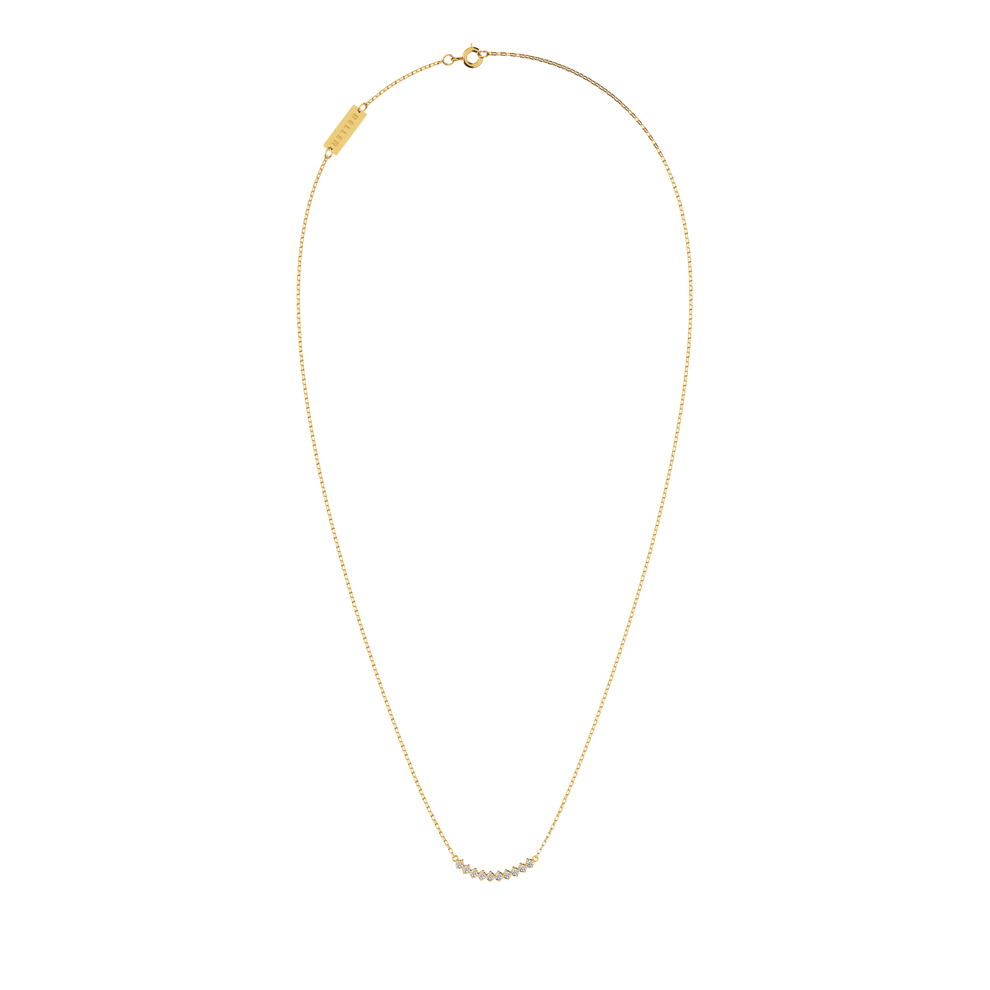 Naszyjnik złoty Promise z brylantami N°1 - BELLER: Official Online Store & Luxury Jewelry Atelier