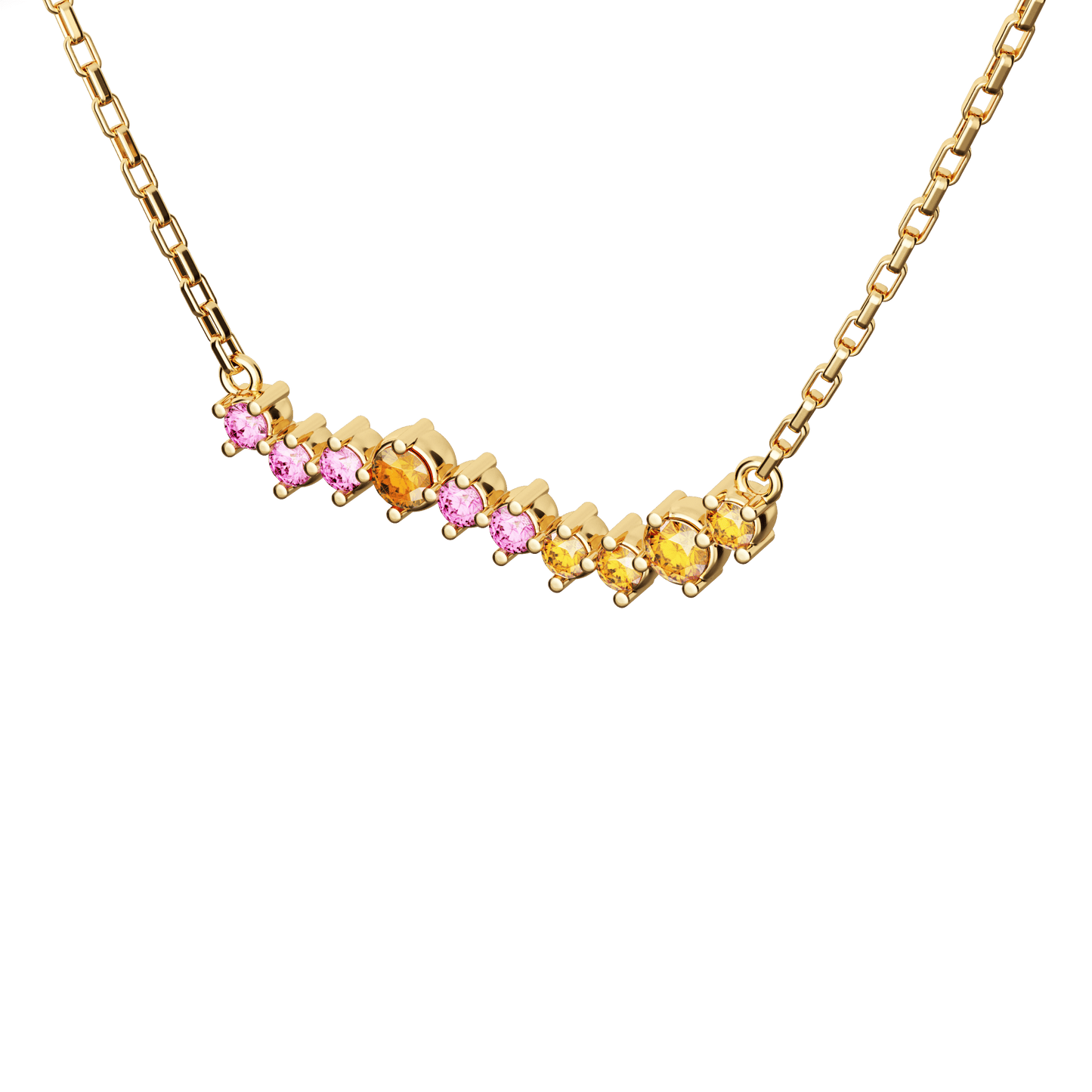 Naszyjnik złoty Witraż krakowski N°2 - BELLER: Official Online Store & Luxury Jewelry Atelier