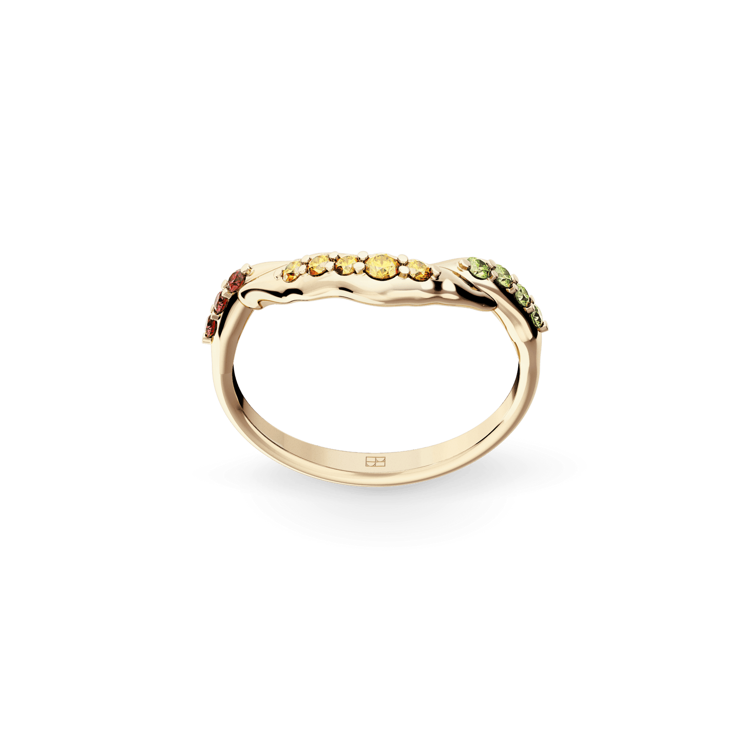 Pierścionek złoty Witraż krakowski N°3 - BELLER: Official Online Store & Luxury Jewelry Atelier