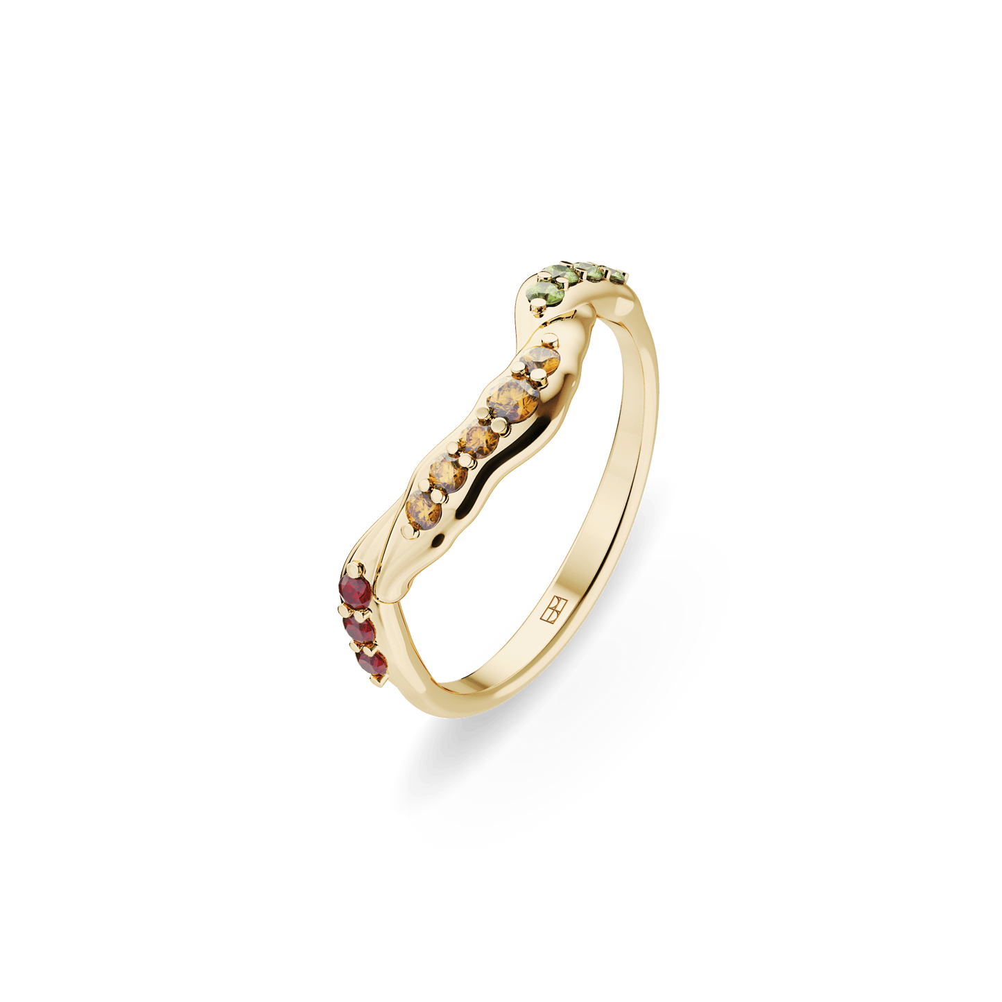 Pierścionek złoty Witraż krakowski N°3 - BELLER: Official Online Store & Luxury Jewelry Atelier