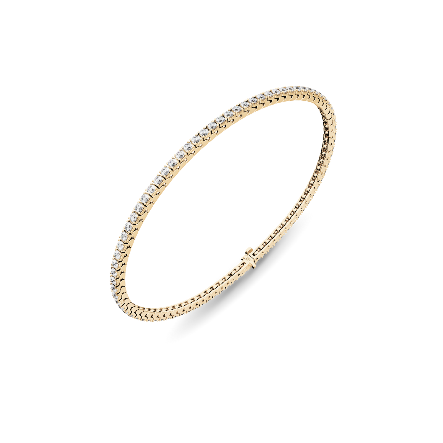 Złota bransoletka BELLER Bridal N°2, złoto 585/750, ręcznie robiona biżuteria z naturalnymi brylantami