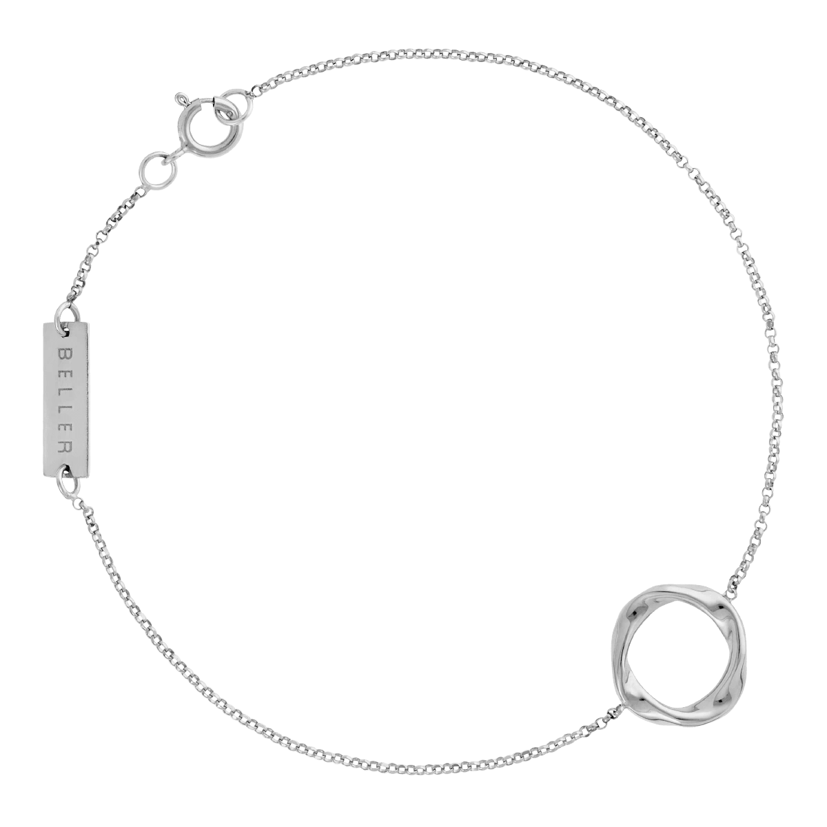 Bransoletka srebrna Twirl N°2 - BELLER: Official Online Store & Luxury Jewelry Atelier