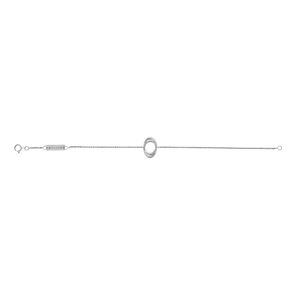 Bransoletka srebrna Twirl N°3 - BELLER: Official Online Store & Luxury Jewelry Atelier