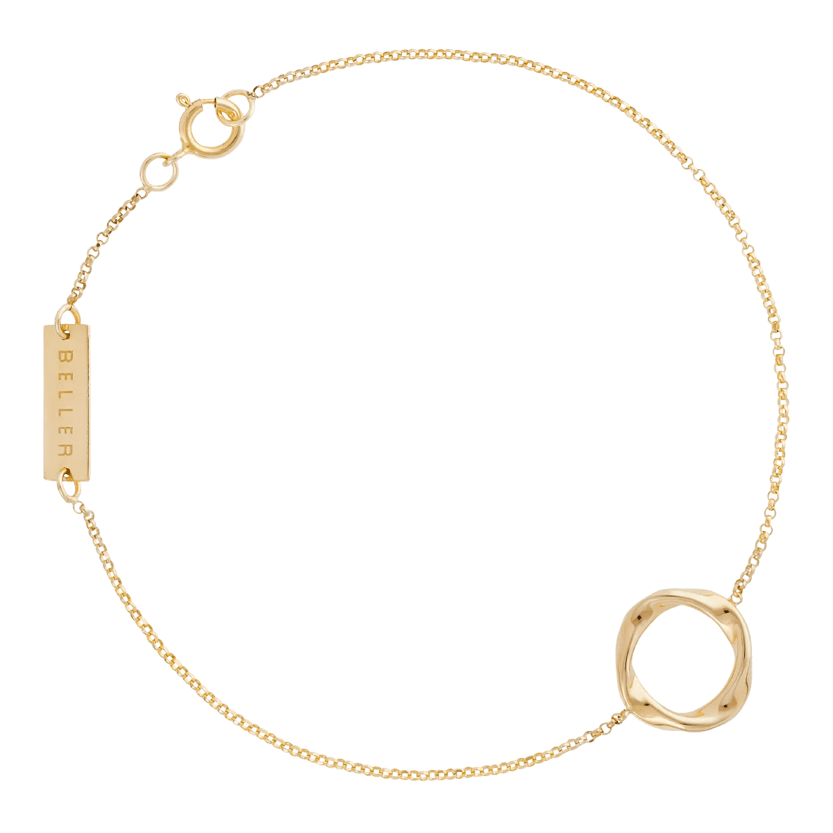 Bransoletka złota Twirl N°2 - BELLER: Official Online Store & Luxury Jewelry Atelier