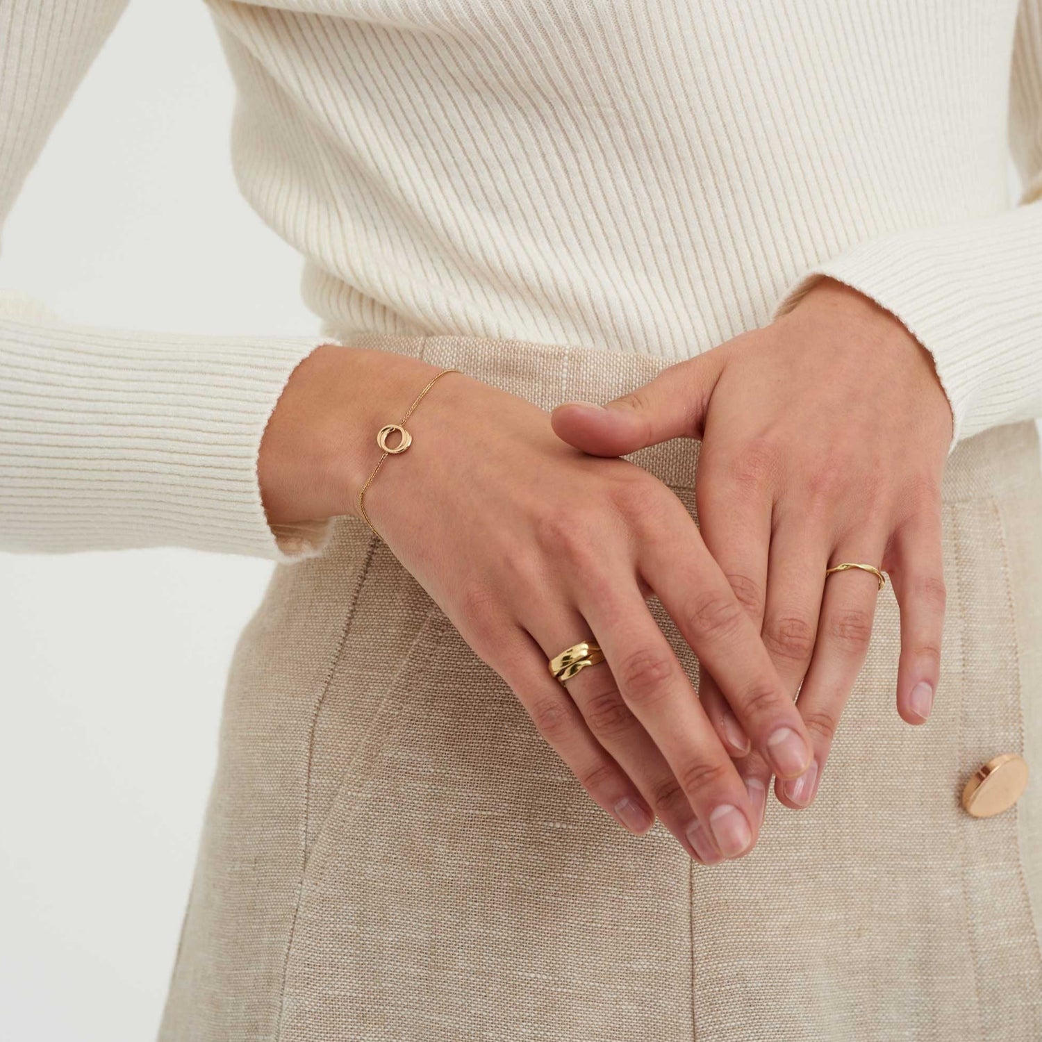 Bransoletka złota Twirl N°3 - BELLER: Official Online Store & Luxury Jewelry Atelier