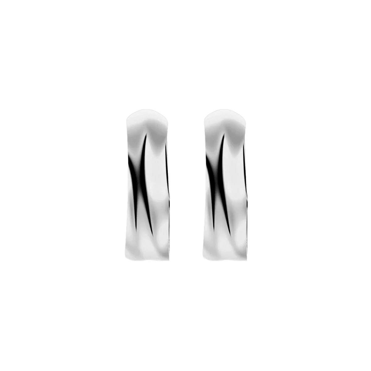 Kolczyki srebrne Liquid N°5 - BELLER: Official Online Store & Luxury Jewelry Atelier