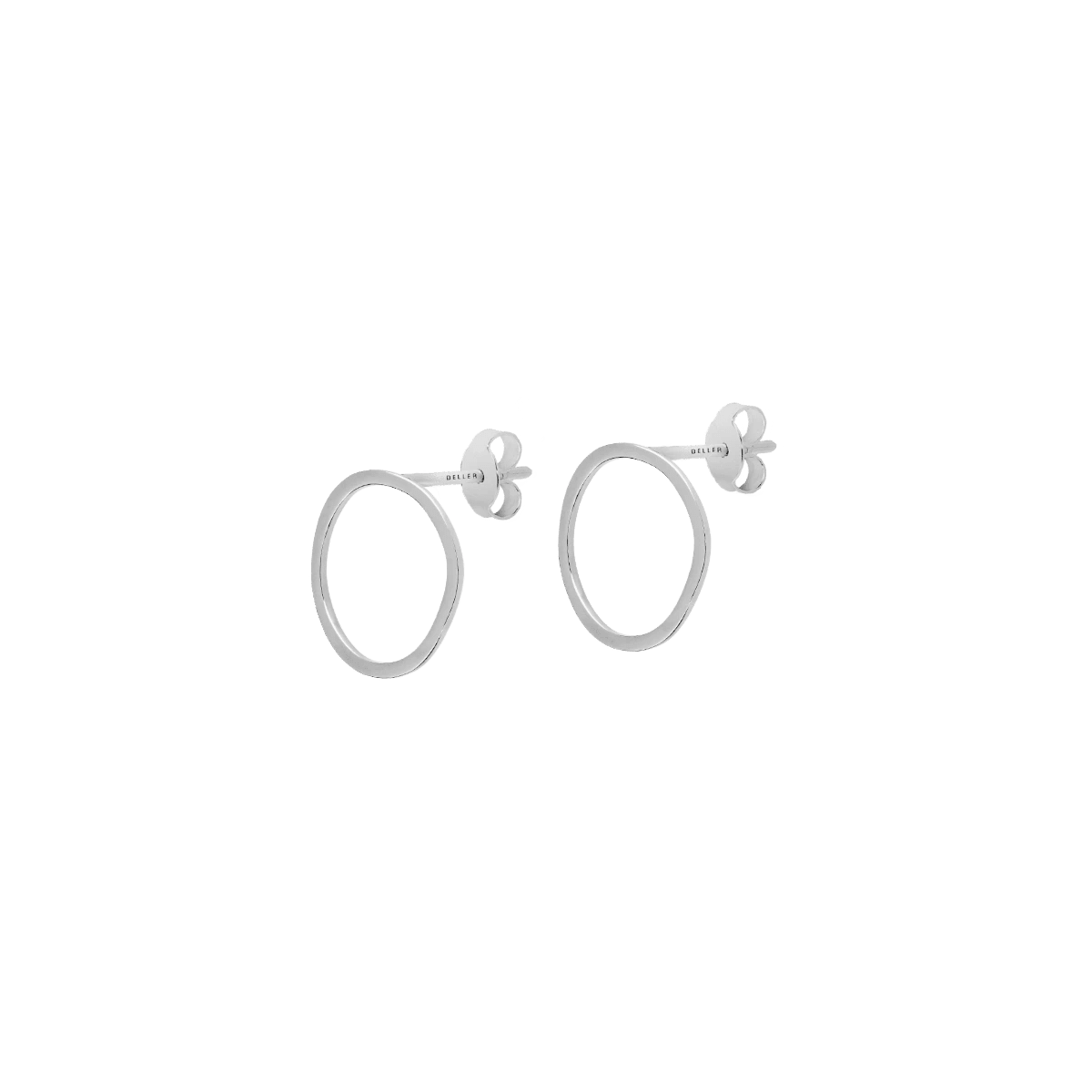 Kolczyki srebrne Raw N°12 - BELLER: Official Online Store & Luxury Jewelry Atelier