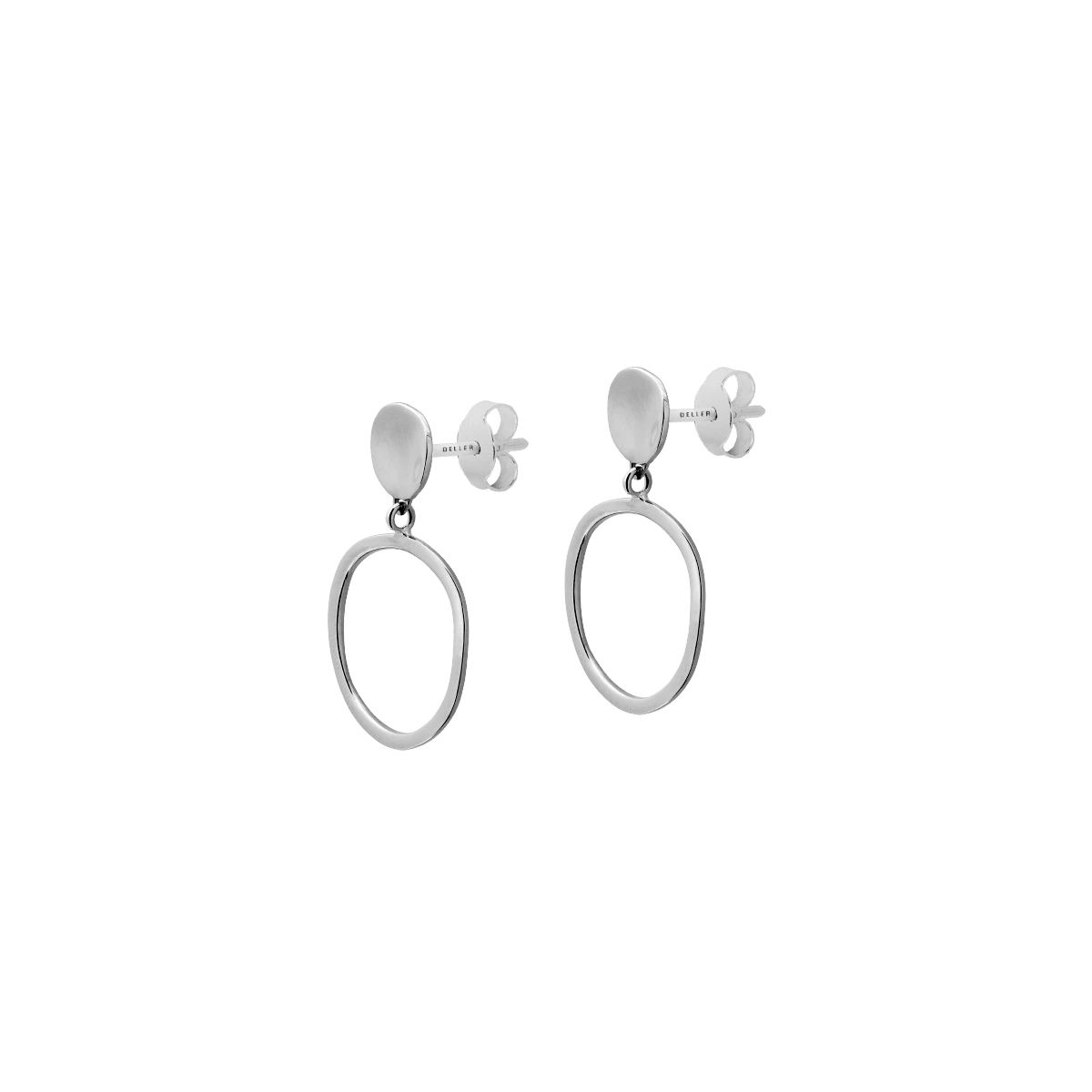 Kolczyki srebrne Raw N°17 - BELLER: Official Online Store & Luxury Jewelry Atelier