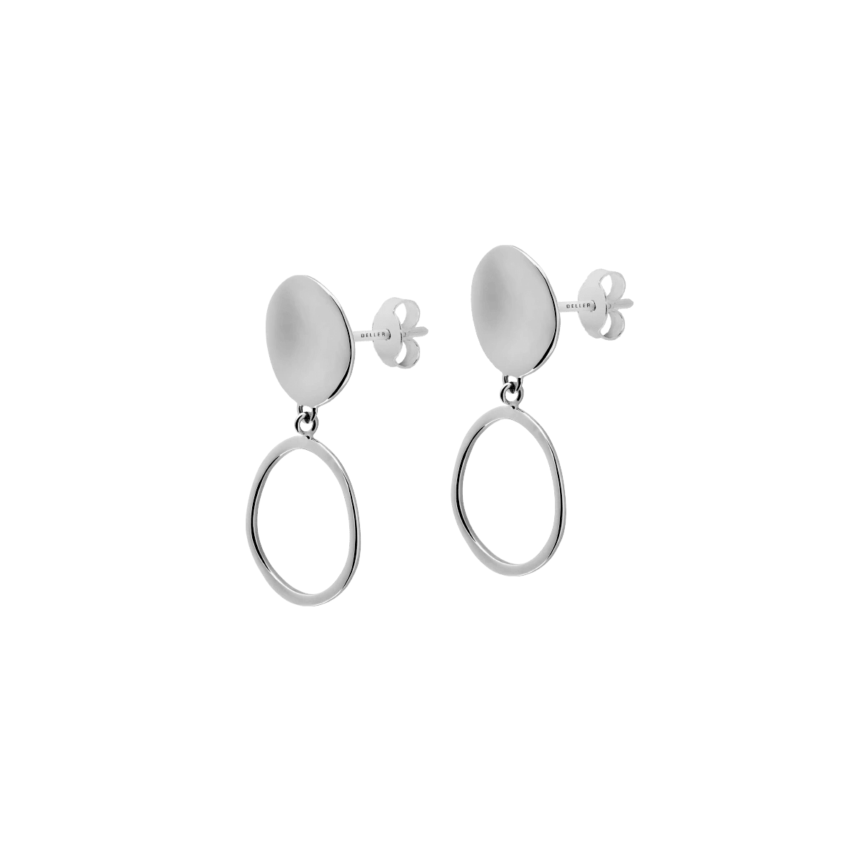 Kolczyki srebrne Raw N°19 - BELLER: Official Online Store & Luxury Jewelry Atelier