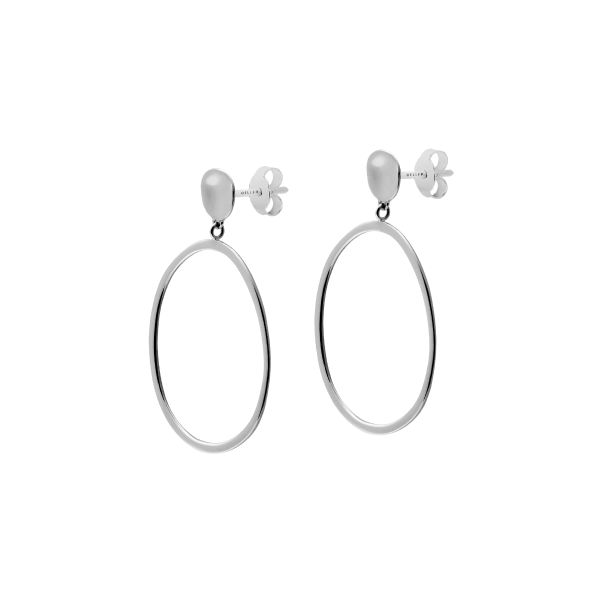 Kolczyki srebrne Raw N°20 - BELLER: Official Online Store & Luxury Jewelry Atelier