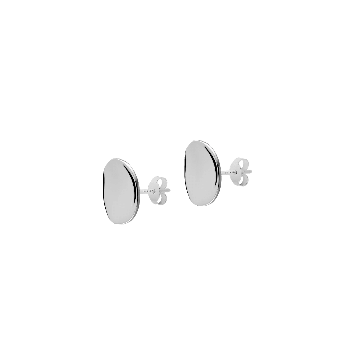 Kolczyki srebrne Raw N°4 - BELLER: Official Online Store & Luxury Jewelry Atelier