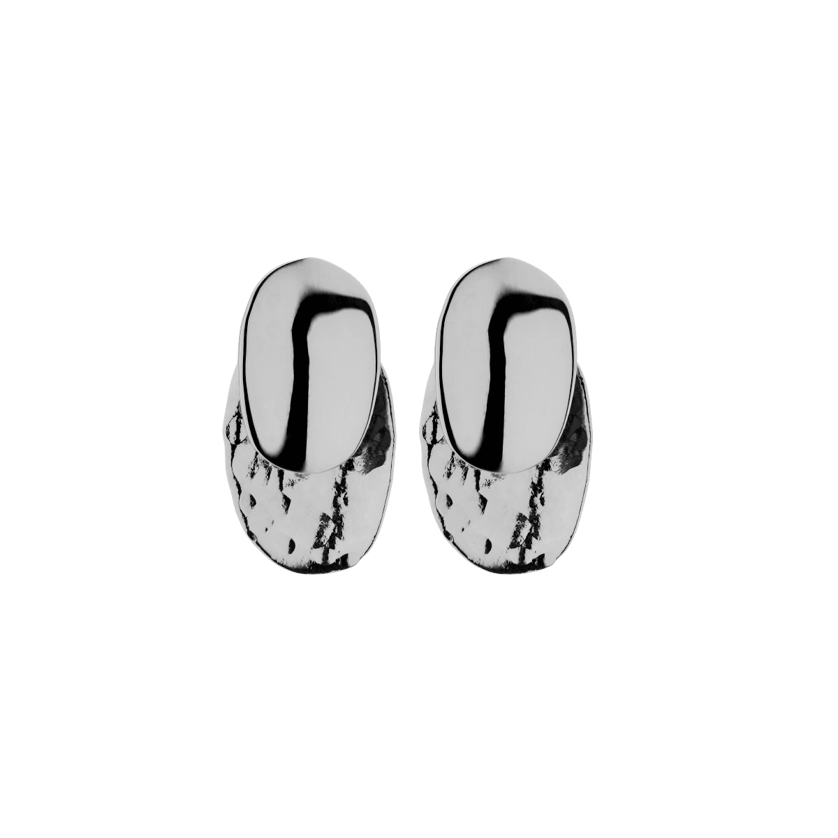 Kolczyki srebrne Raw N°8 - BELLER: Official Online Store & Luxury Jewelry Atelier