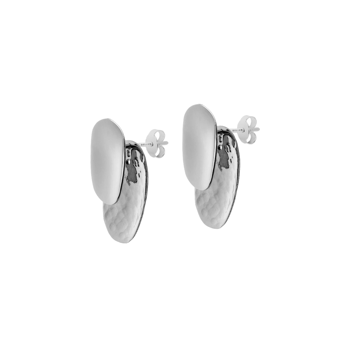 Kolczyki srebrne Raw N°8 - BELLER: Official Online Store & Luxury Jewelry Atelier