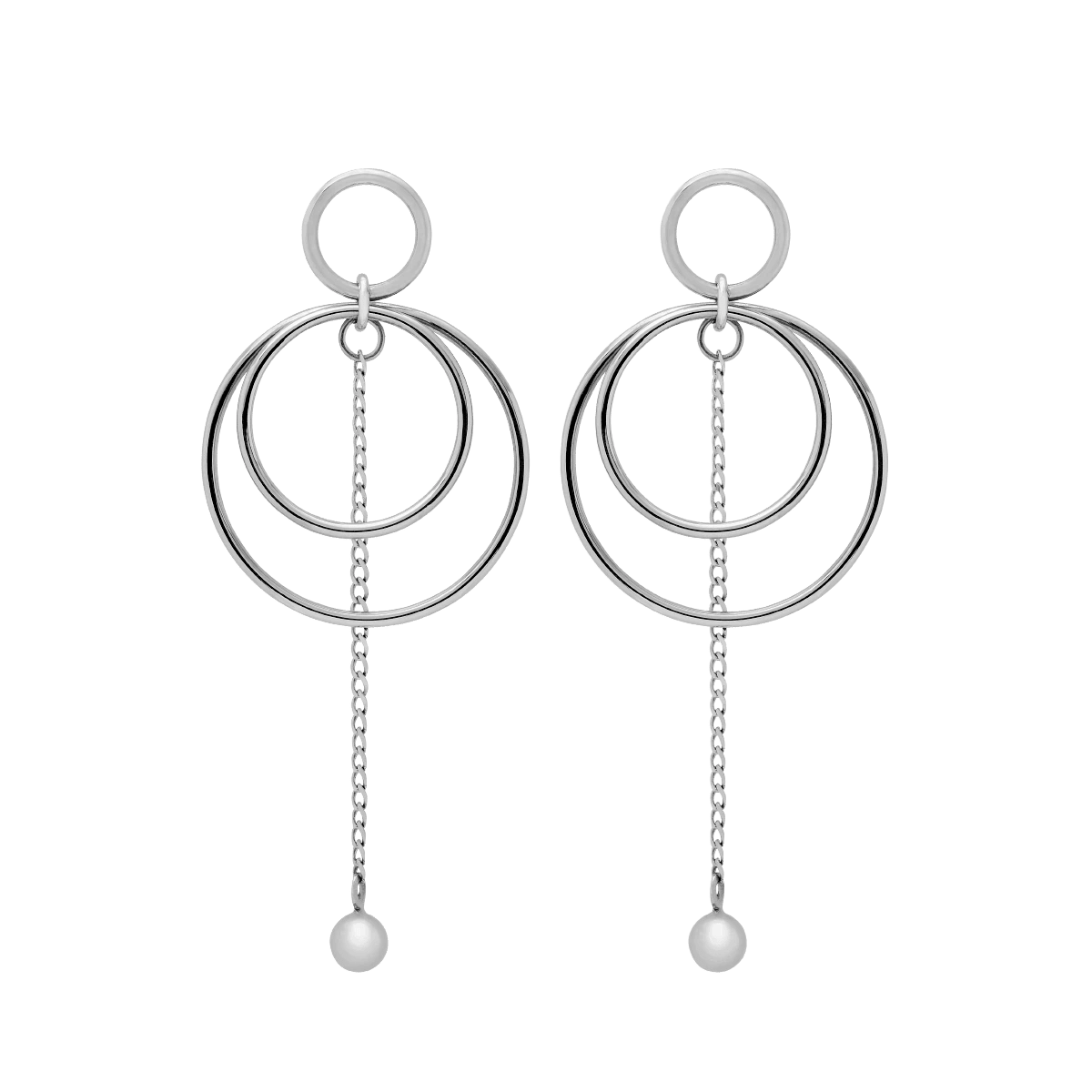 Kolczyki srebrne Round N°4 - BELLER: Official Online Store & Luxury Jewelry Atelier