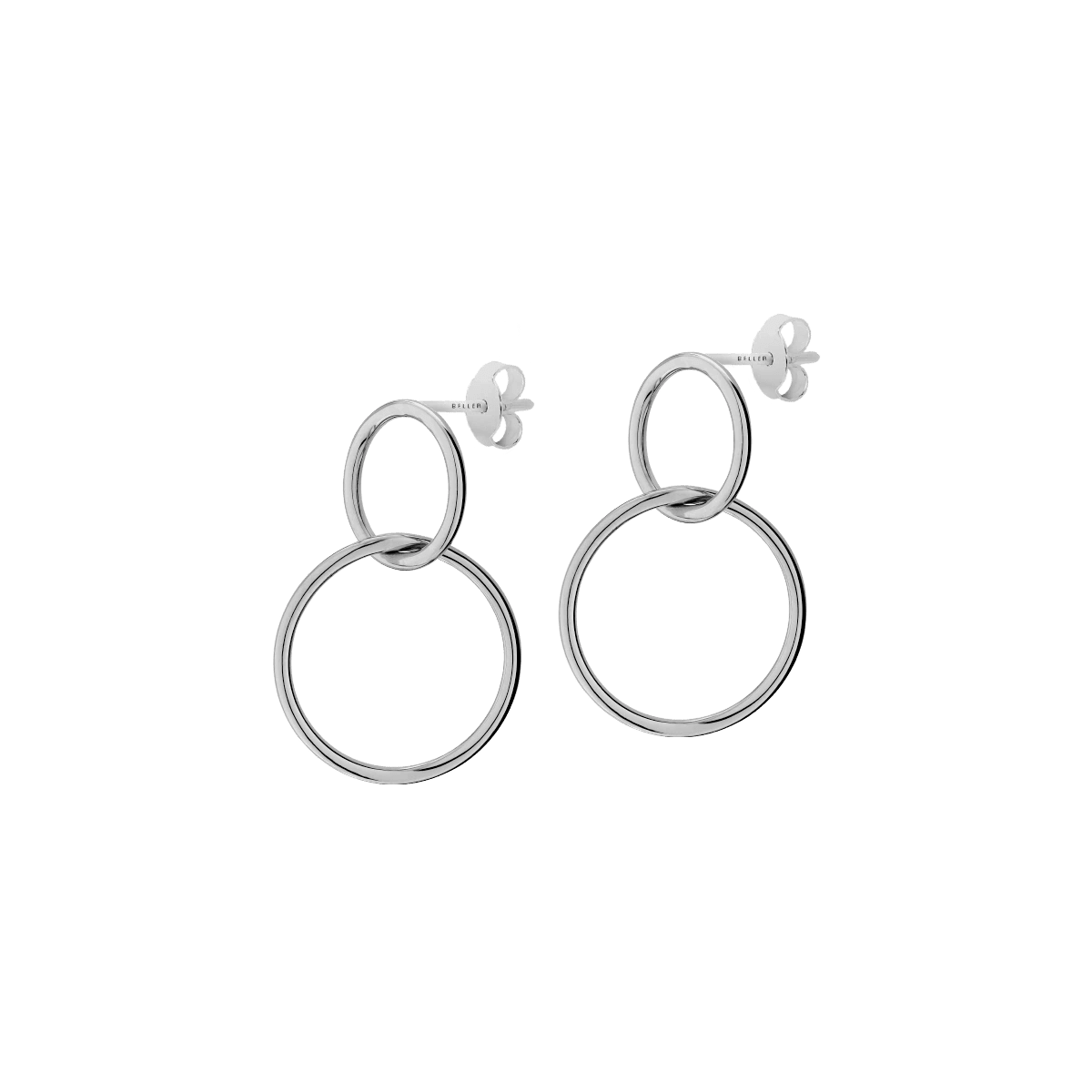 Kolczyki srebrne Round N°6 - BELLER: Official Online Store & Luxury Jewelry Atelier