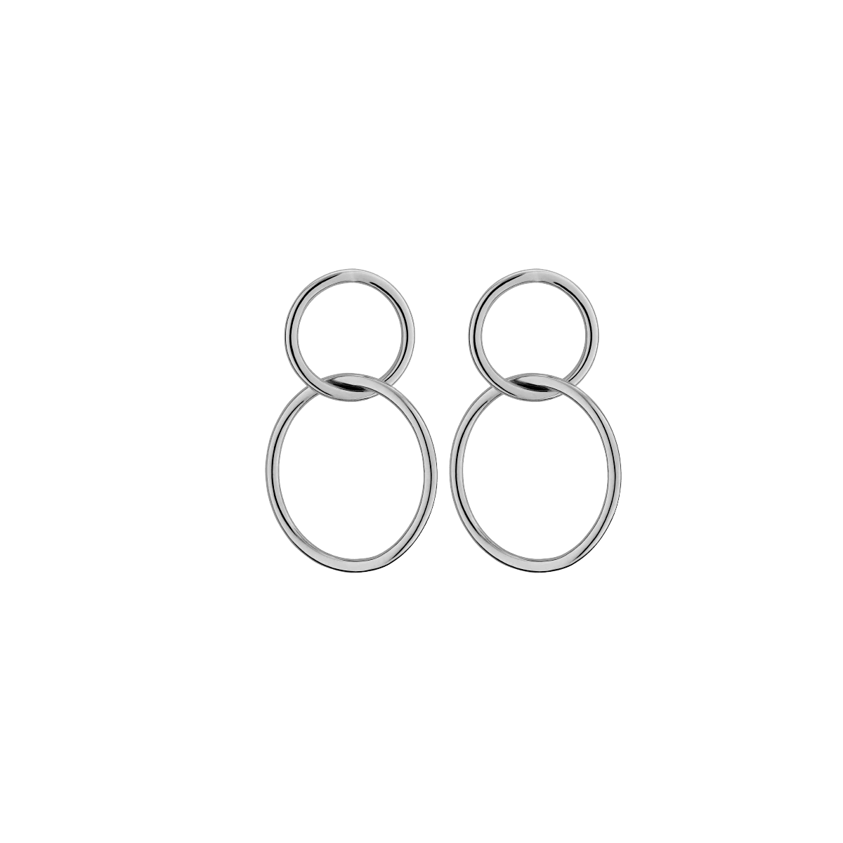 Kolczyki srebrne Round N°6 - BELLER: Official Online Store & Luxury Jewelry Atelier