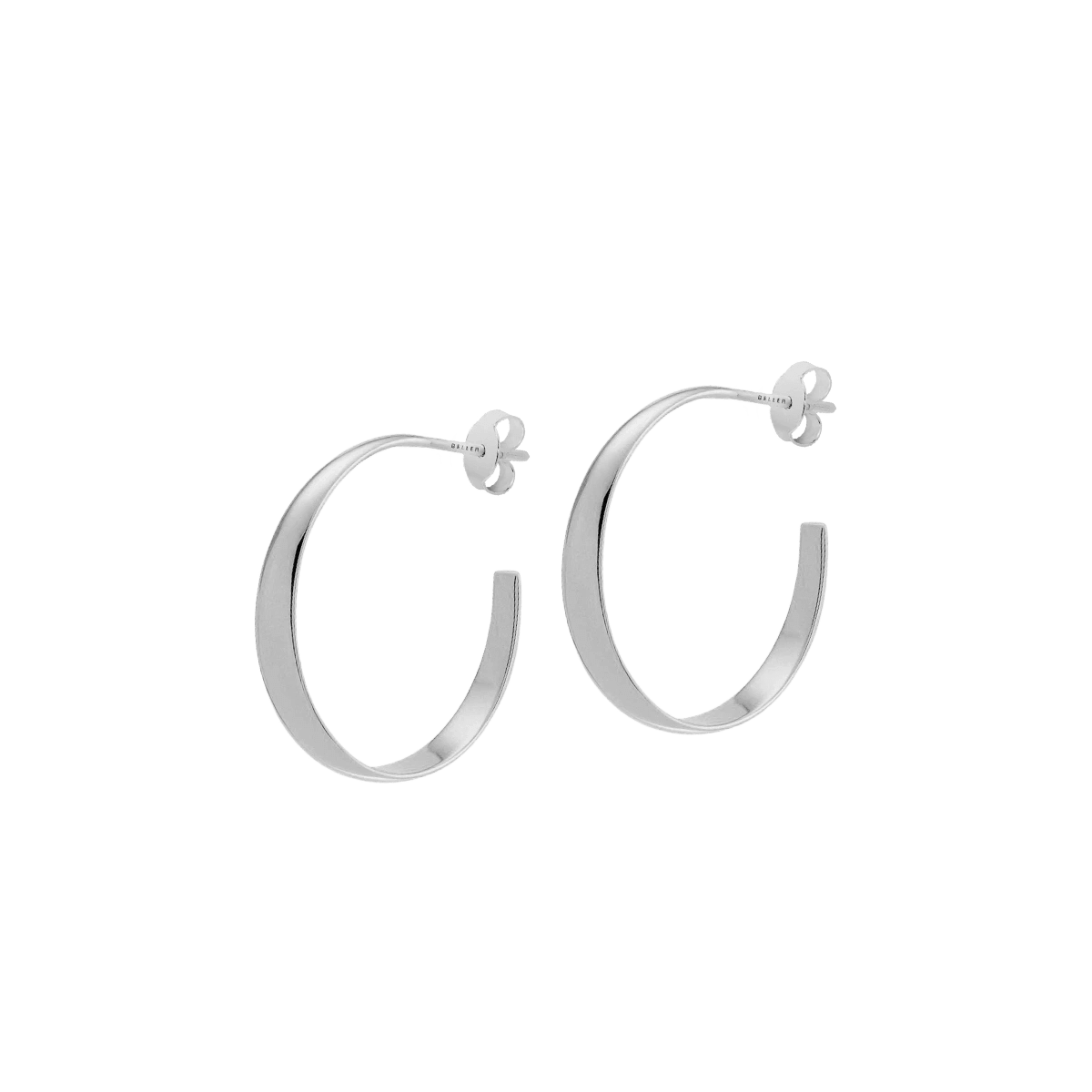 Kolczyki srebrne Round N°9 - BELLER: Official Online Store & Luxury Jewelry Atelier