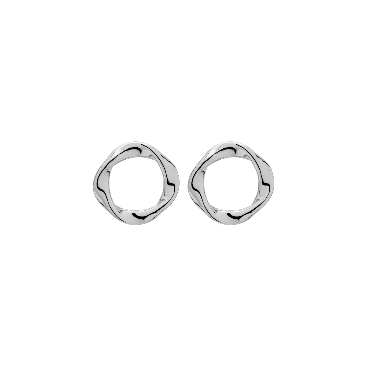Kolczyki srebrne Twirl N°2 - BELLER: Official Online Store & Luxury Jewelry Atelier