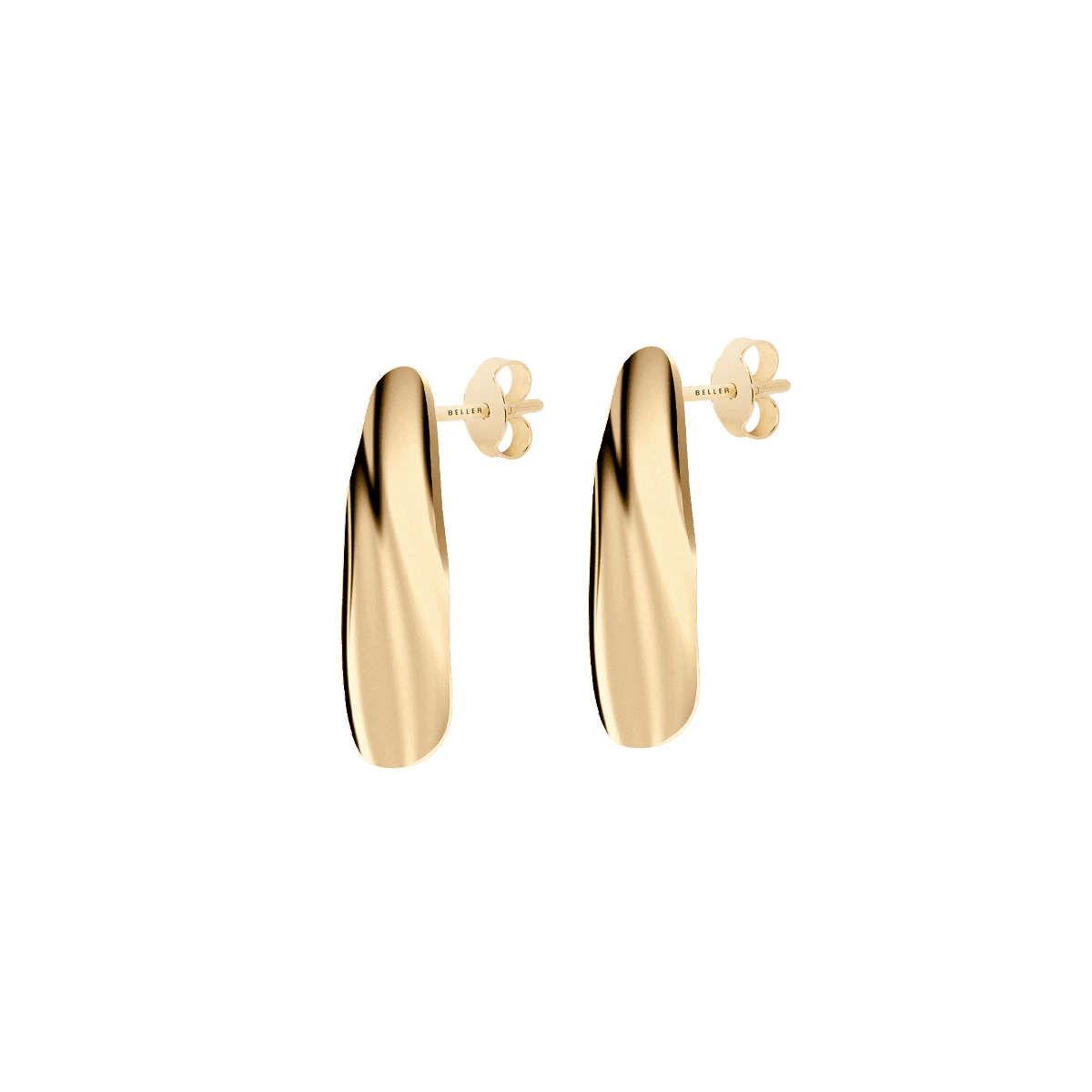 Kolczyki złote Liquid N°2 - BELLER: Official Online Store & Luxury Jewelry Atelier