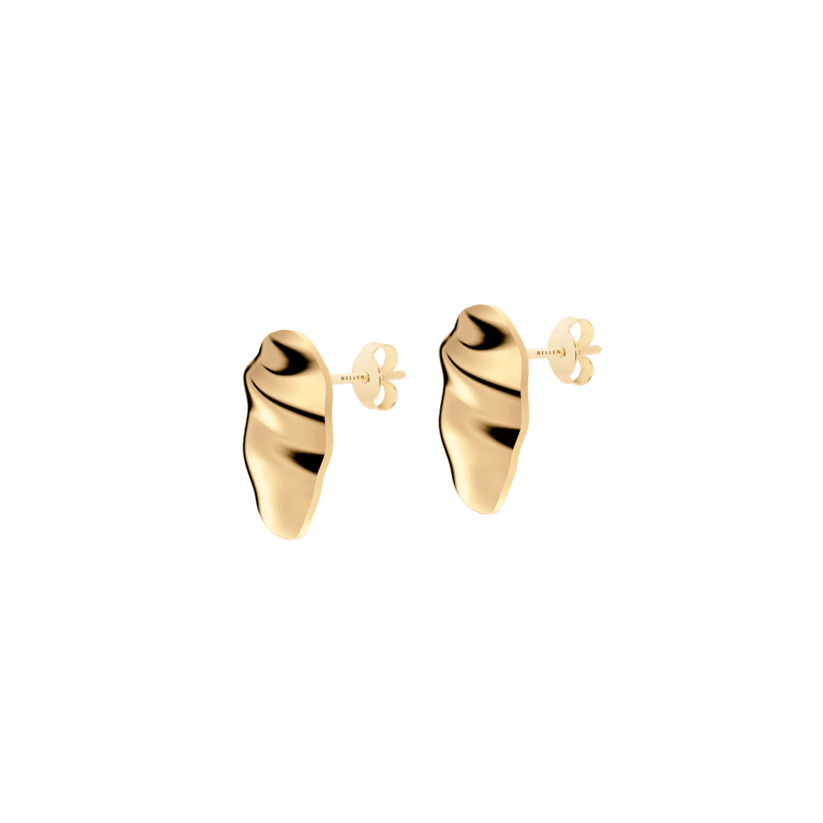 Kolczyki złote Liquid N°4 - BELLER: Official Online Store & Luxury Jewelry Atelier