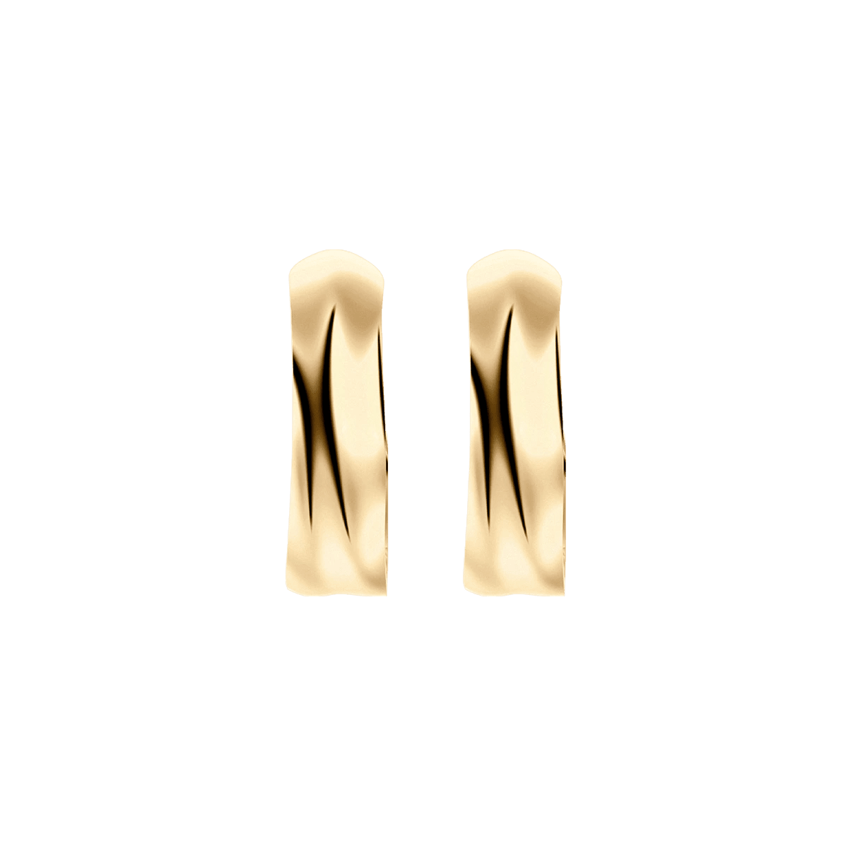 Kolczyki złote Liquid N°5 - BELLER: Official Online Store & Luxury Jewelry Atelier