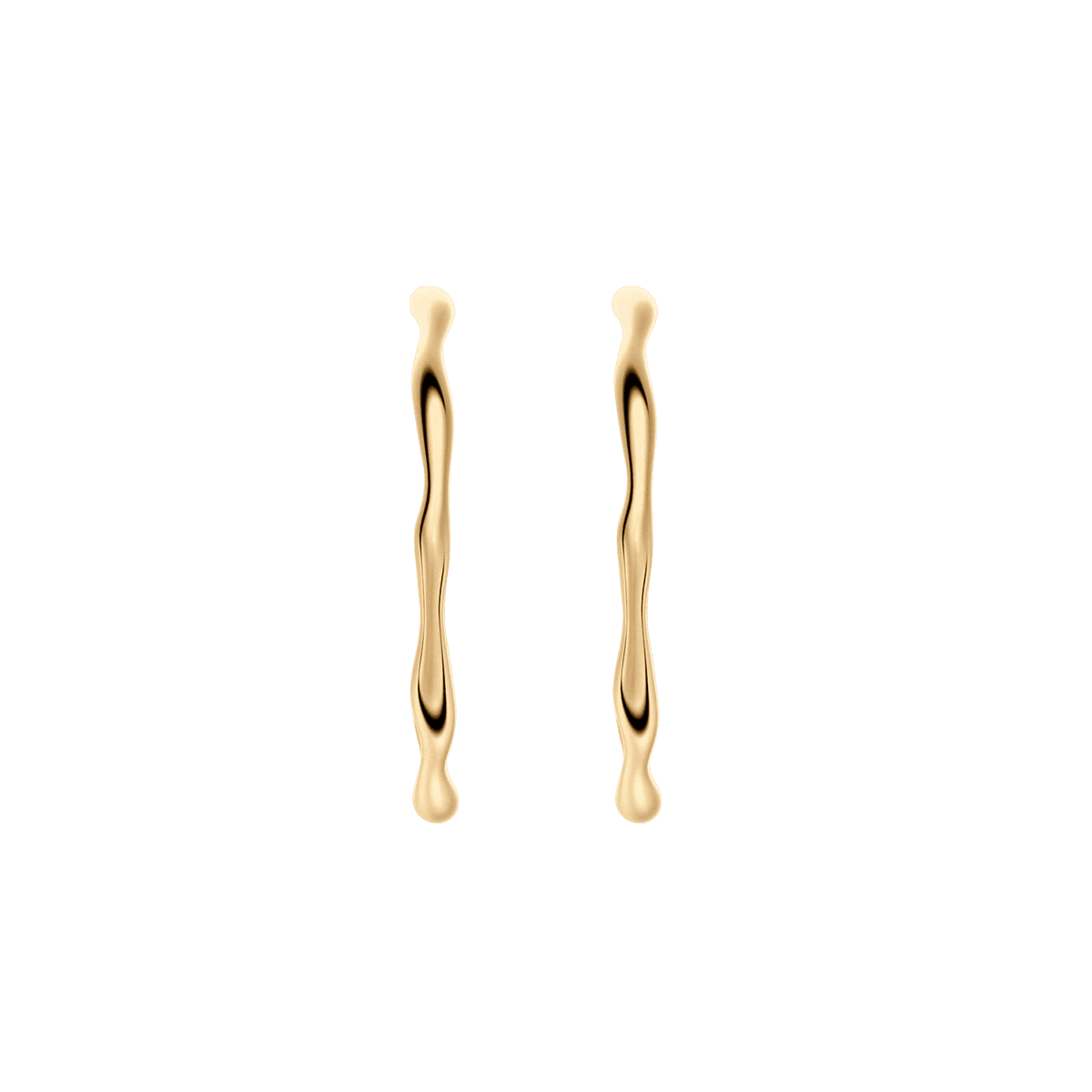 Kolczyki złote Liquid N°7 - BELLER: Official Online Store & Luxury Jewelry Atelier