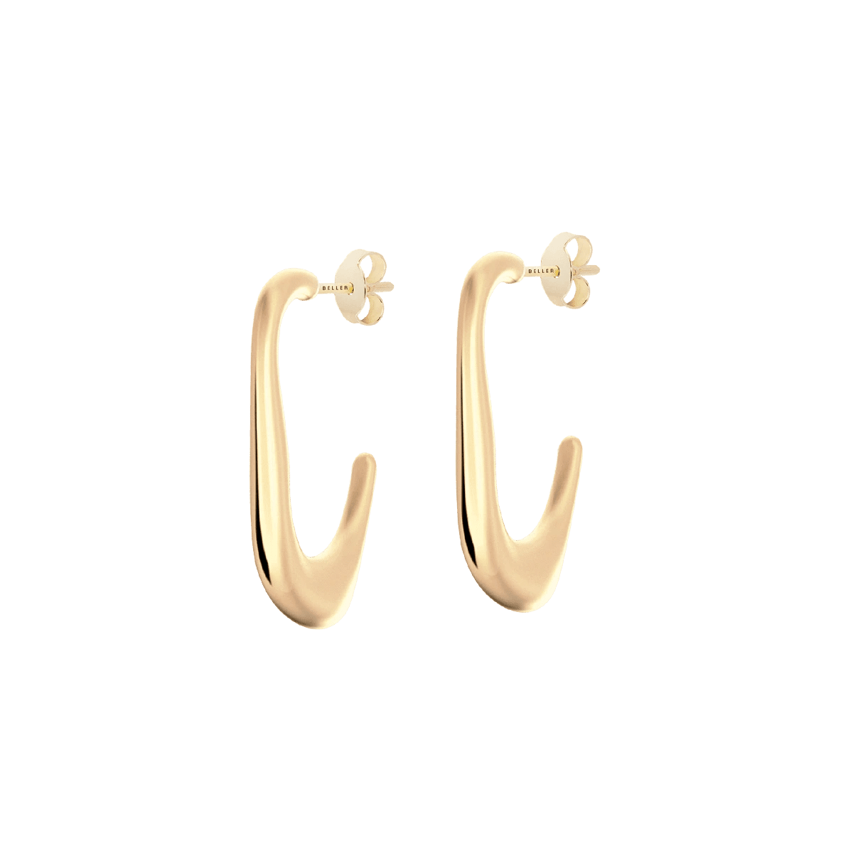 Kolczyki złote Liquid N°8 - BELLER: Official Online Store & Luxury Jewelry Atelier
