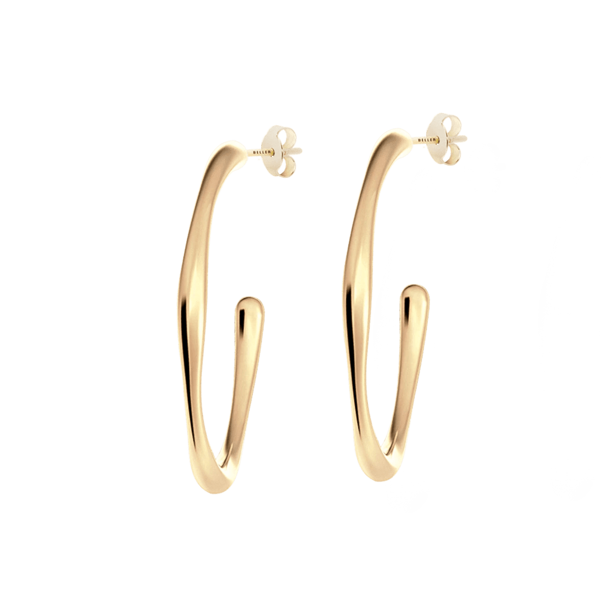 Kolczyki złote Liquid N°9 - BELLER: Official Online Store & Luxury Jewelry Atelier