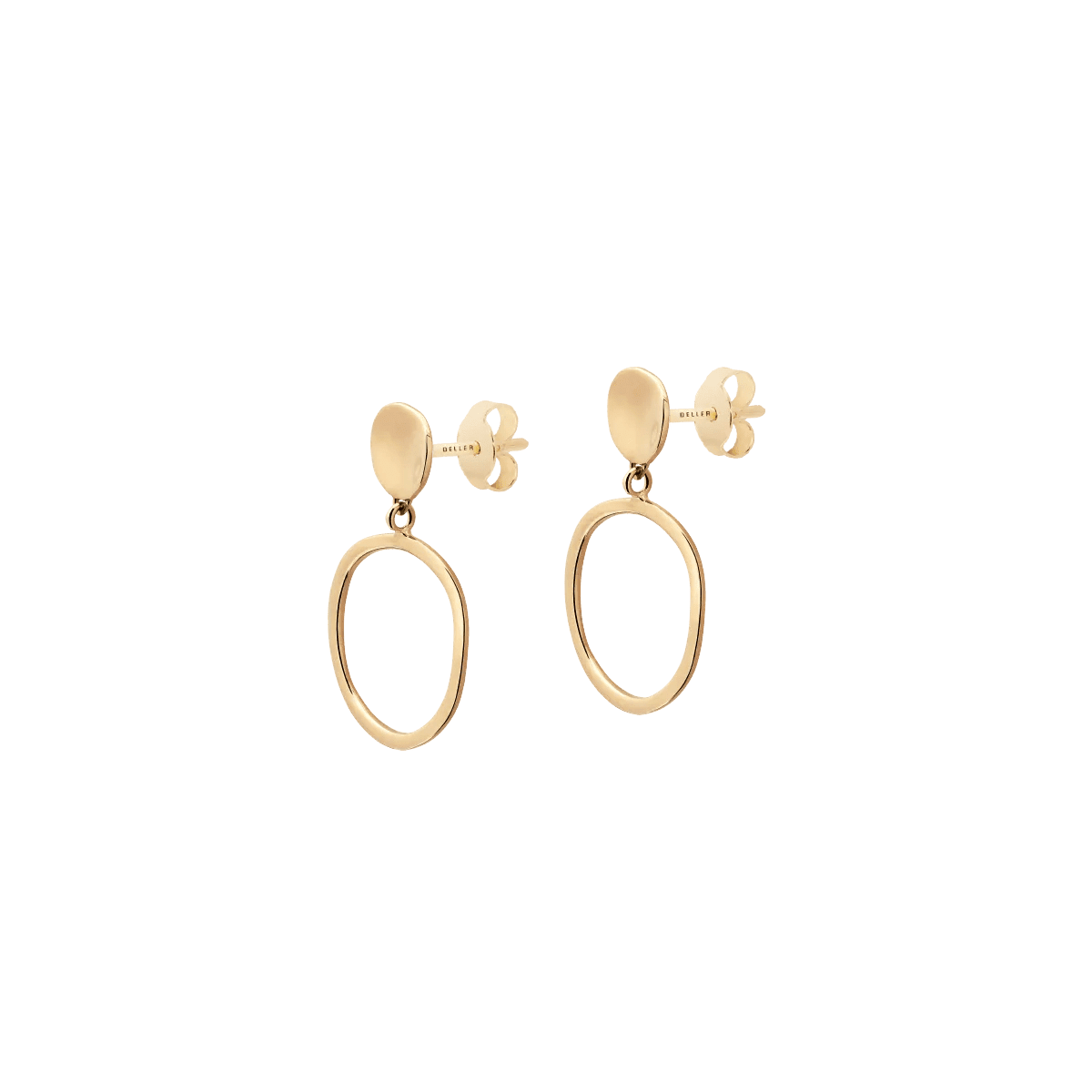 Kolczyki złote Raw N°17 - BELLER: Official Online Store & Luxury Jewelry Atelier
