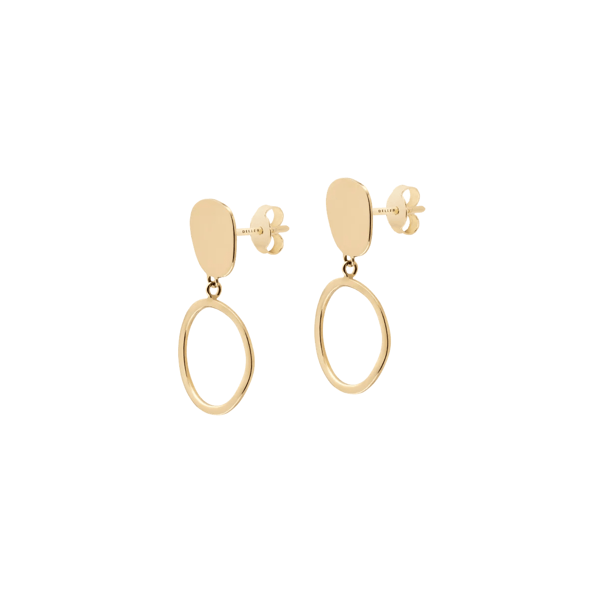 Kolczyki złote Raw N°18 - BELLER: Official Online Store & Luxury Jewelry Atelier
